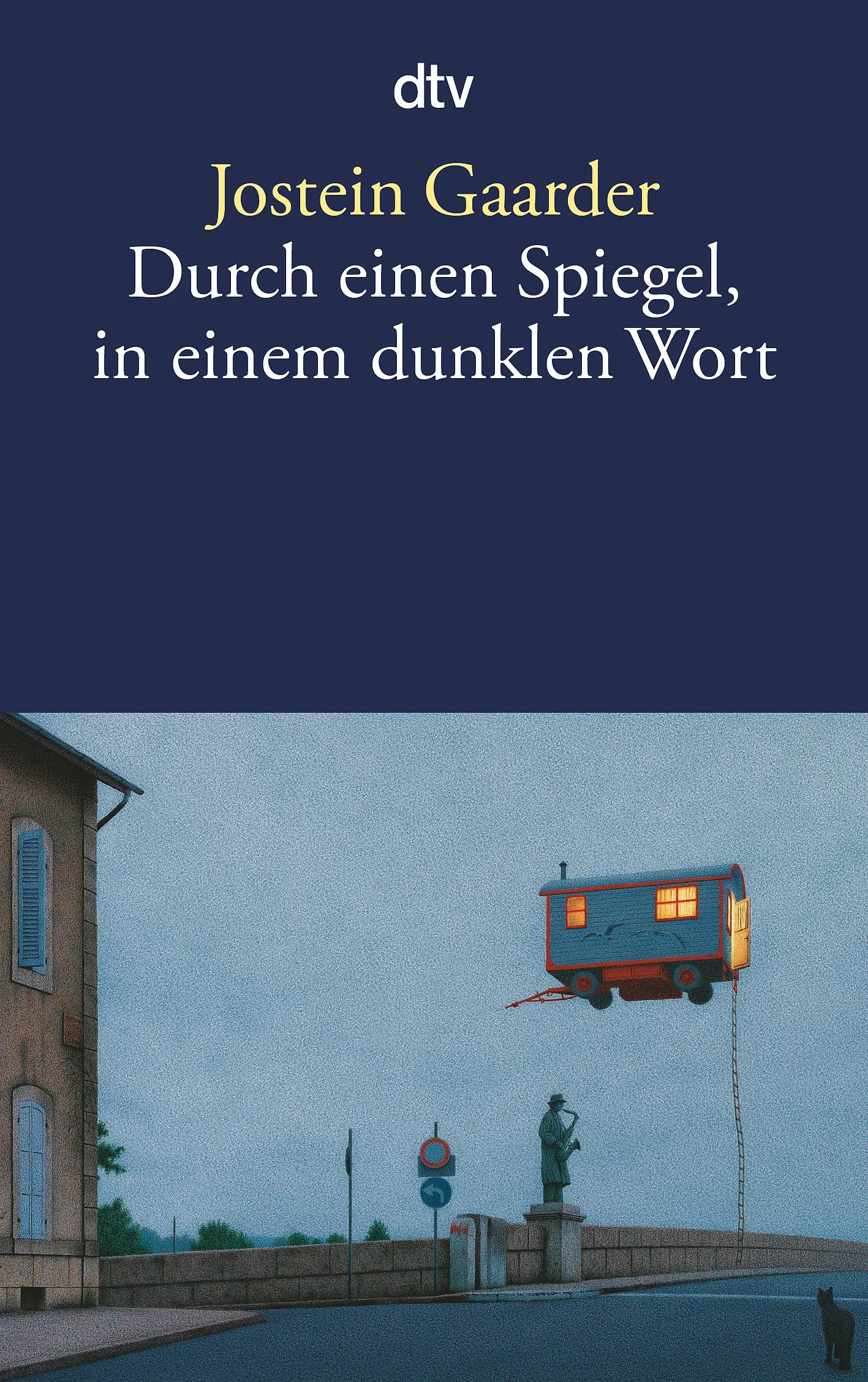 Buchcover von 'Durch einen Spiegel, in einem dunklen Wort' - Taschenbuch von Jostein Gaarder