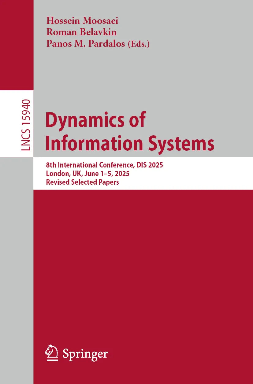 Cover: Dynamics of Information Systems (E-Book)