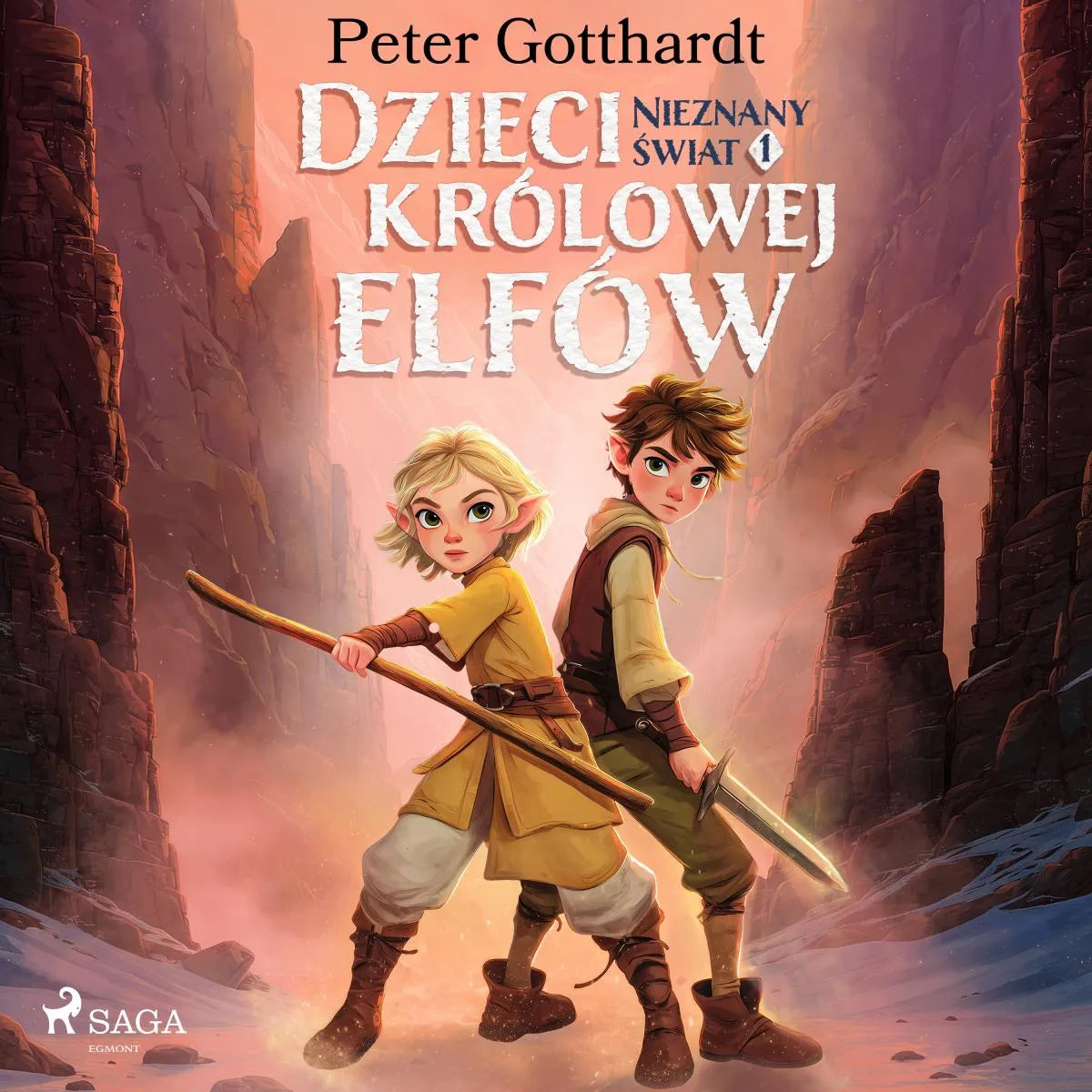 Cover: Dzieci królowej elfów 1 - Nieznany świat (Hörbuch Download) von Peter Gotthardt