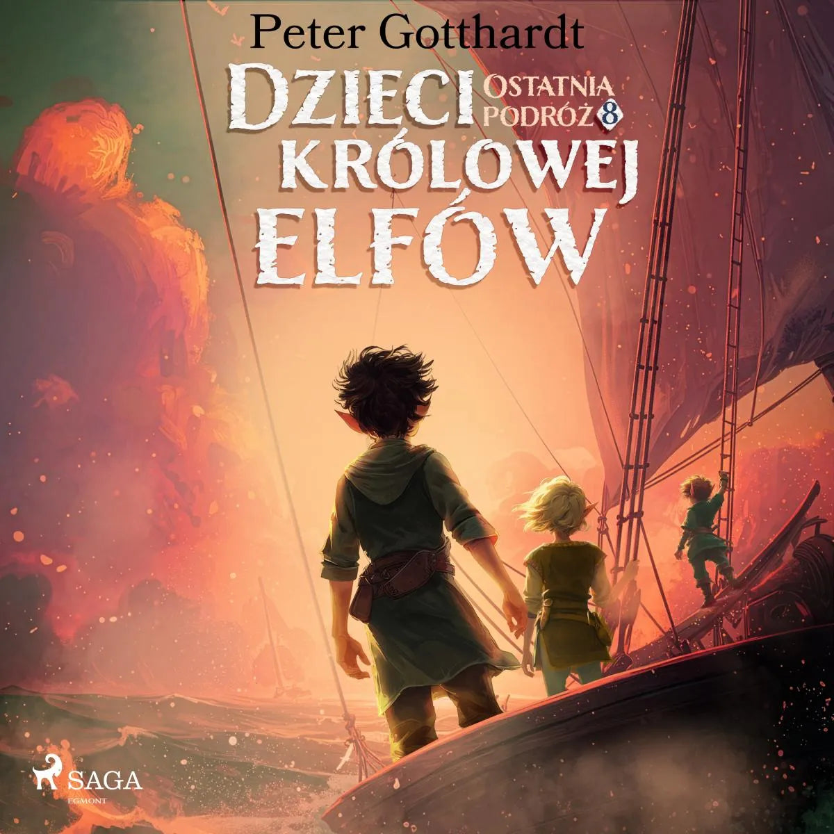 Cover: Dzieci królowej elfów 8 - Ostatnia podróż (Hörbuch Download) von Peter Gotthardt