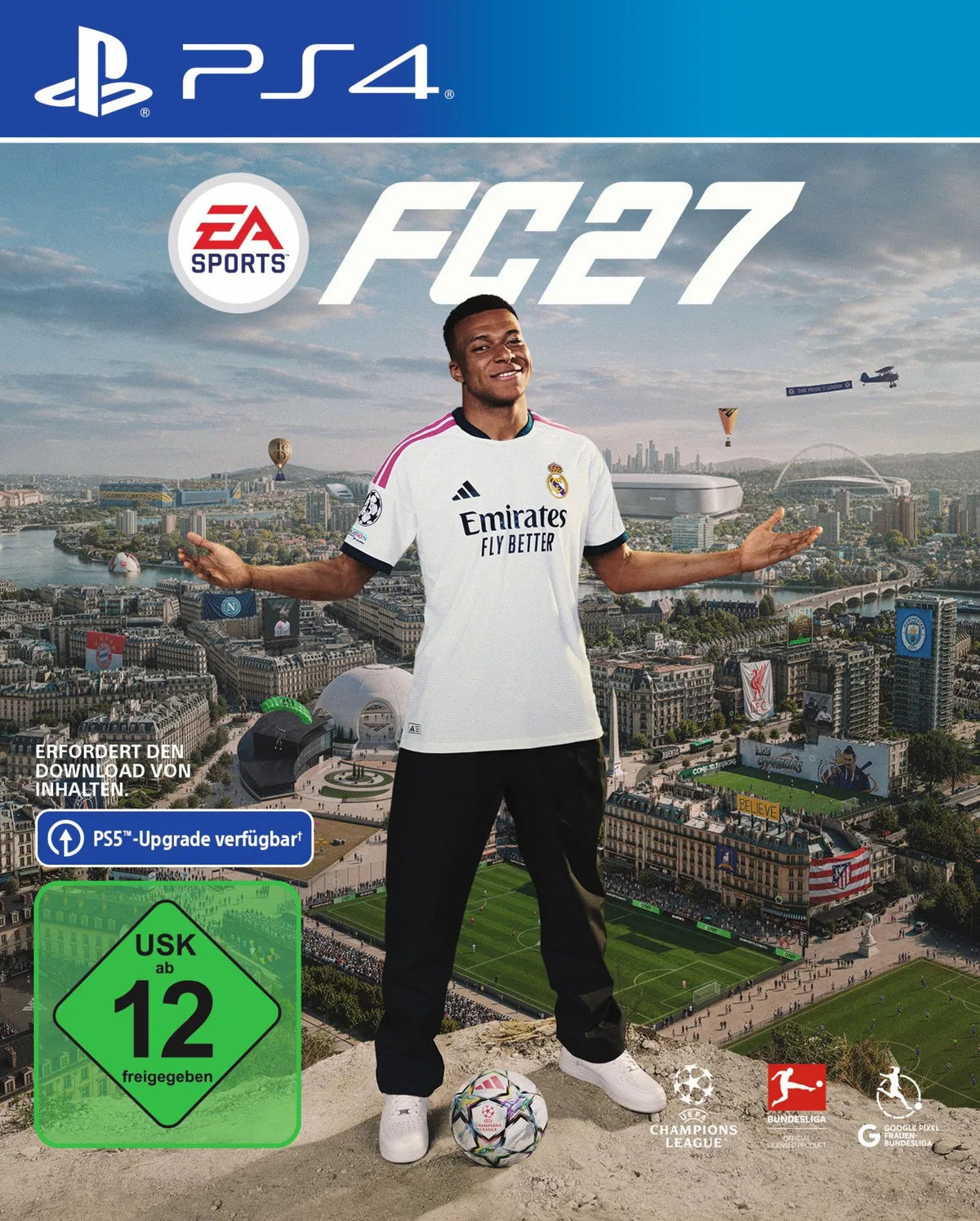 Cover: EA Sports FC 27 für Playstation 4. Publisher: Electronic Arts GmbH