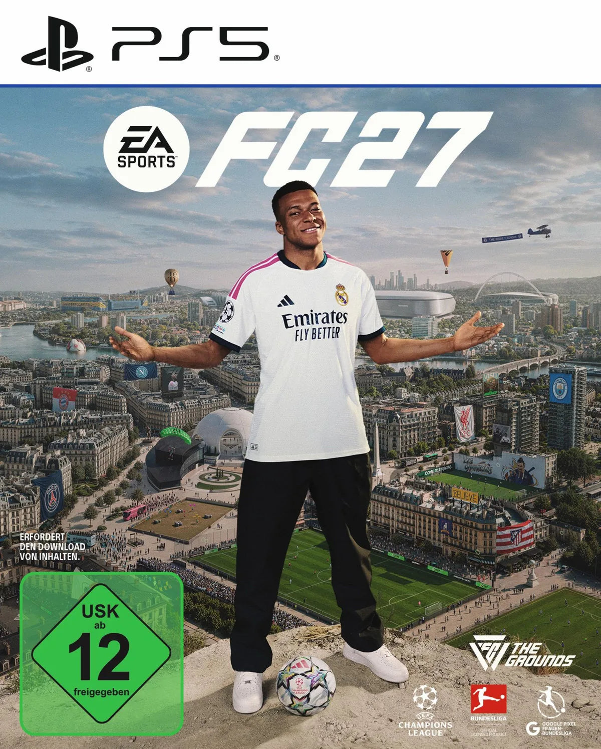 Cover: EA Sports FC 27 für Playstation 5. Publisher: Electronic Arts GmbH