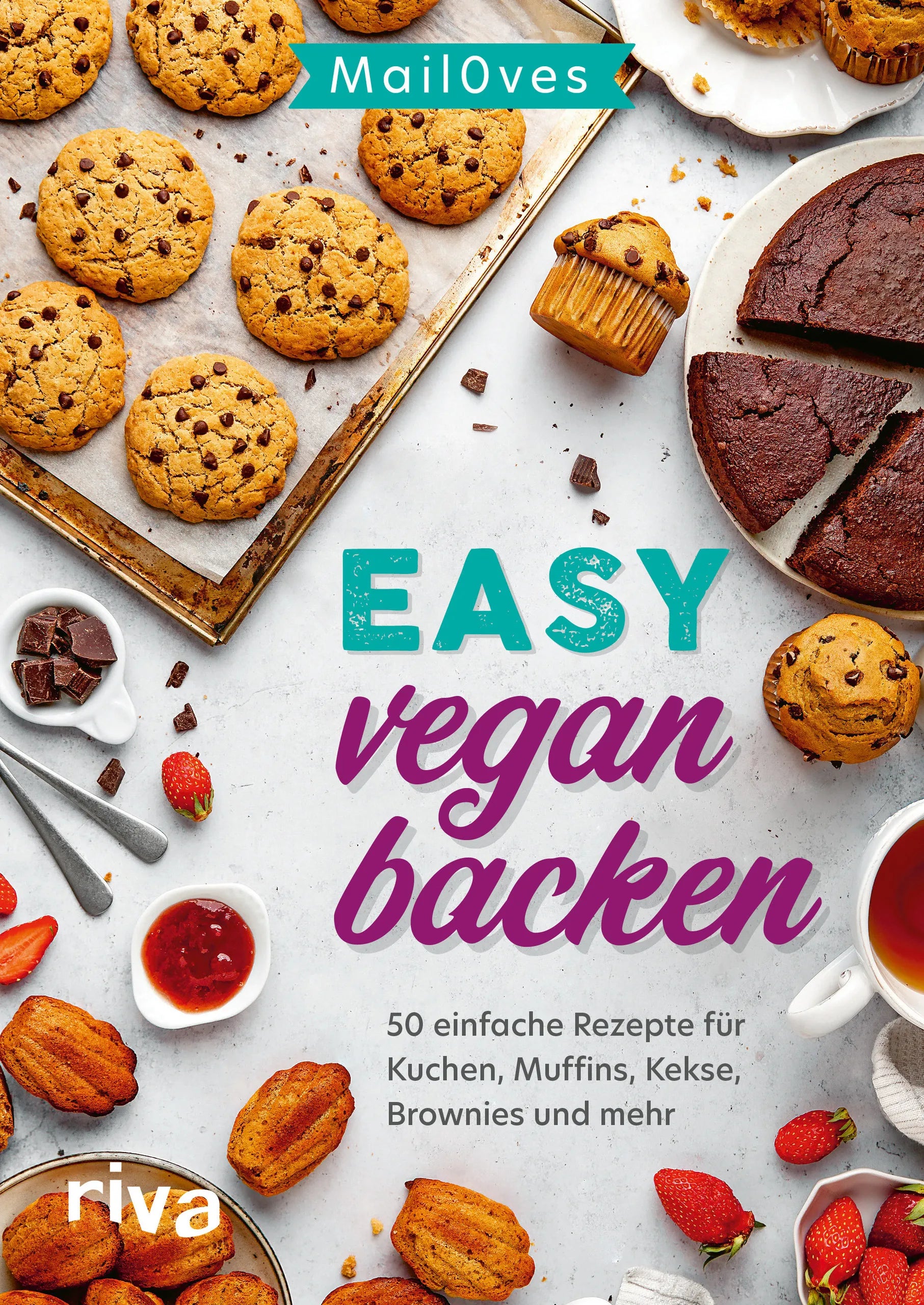 Buchcover von 'Easy vegan backen' - Taschenbuch von Mail0ves