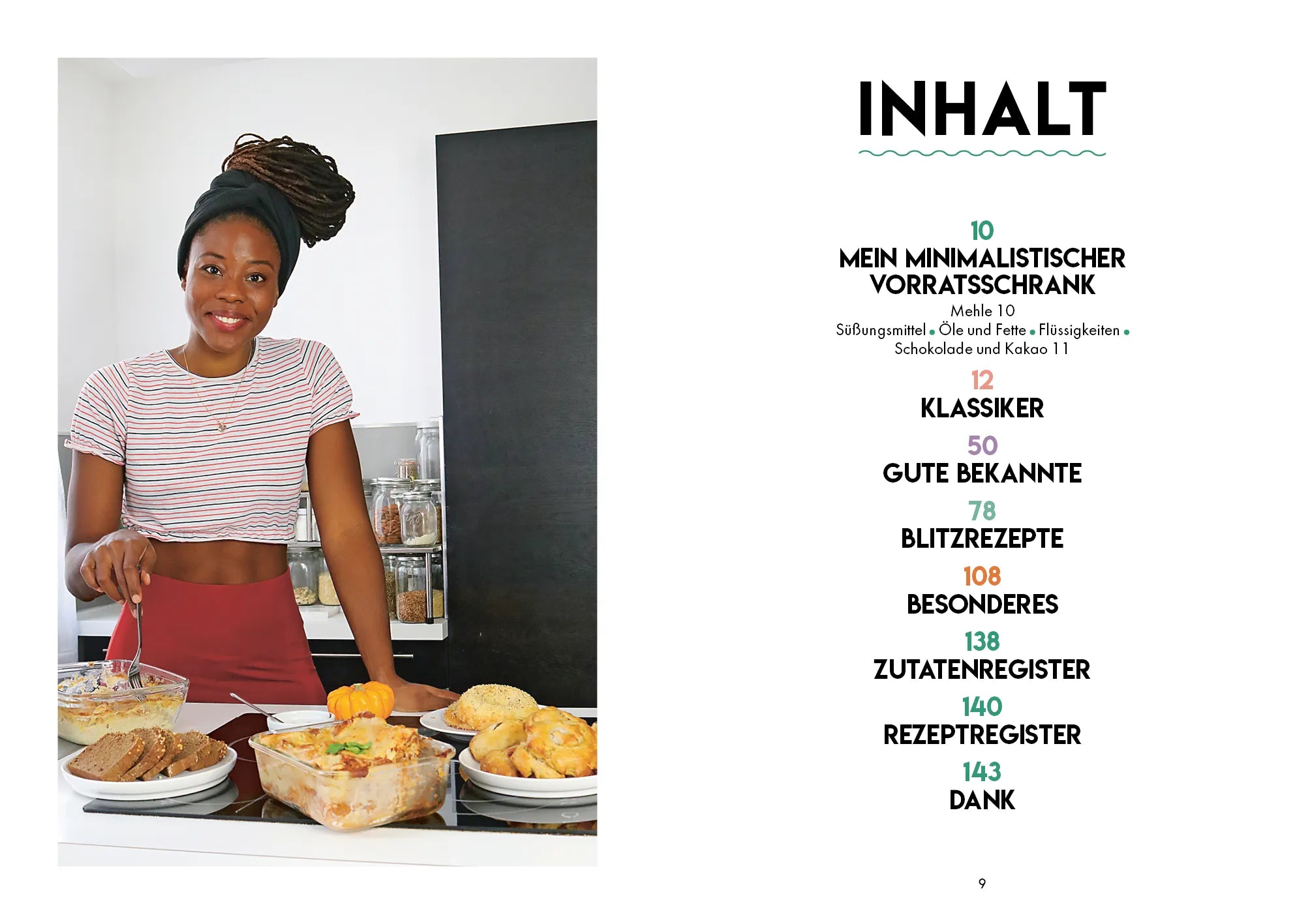 Innenansicht von 'Easy vegan backen' - Taschenbuch