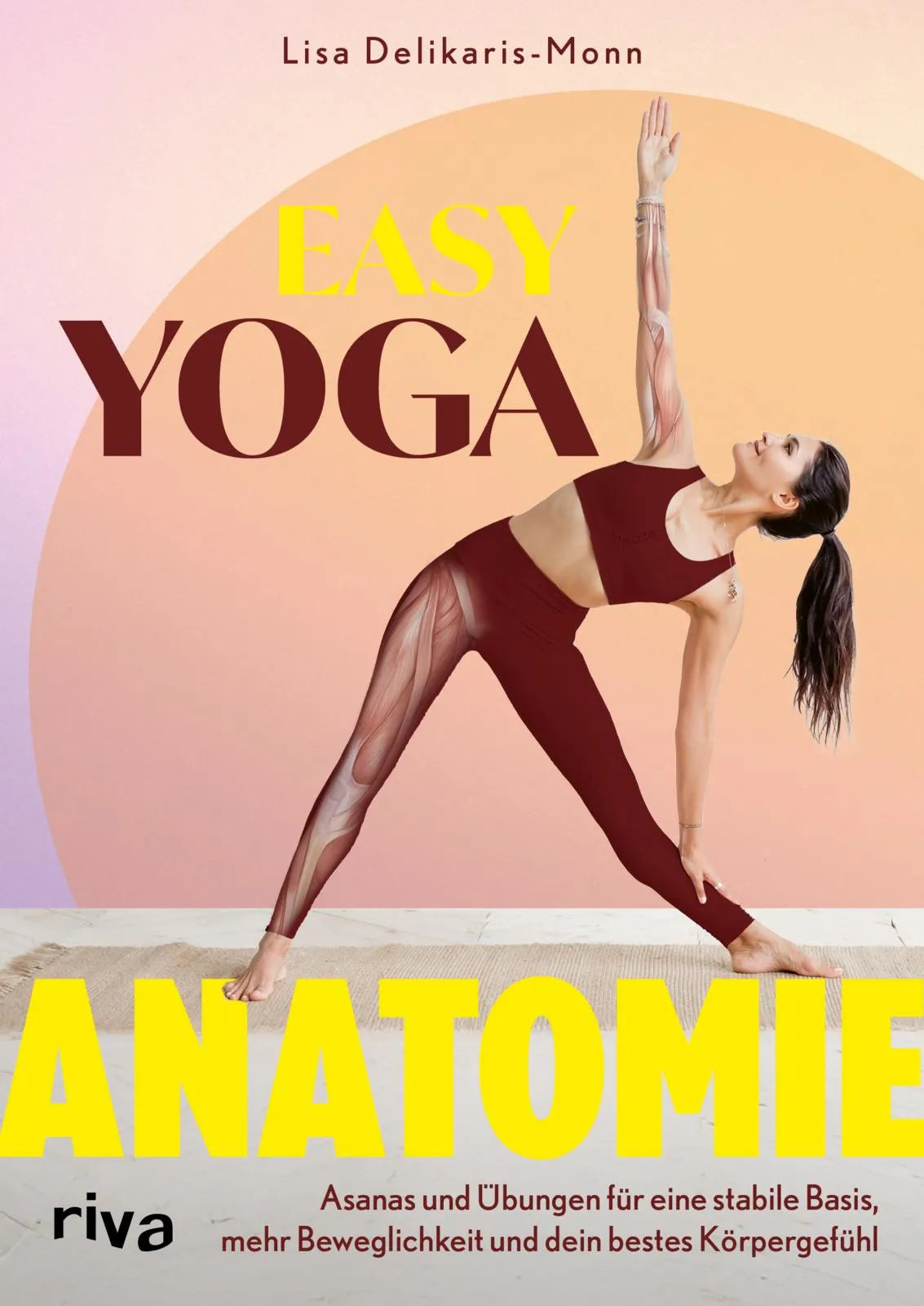 Buchcover von 'Easy Yoga-Anatomie' - Taschenbuch von Lisa Delikaris-Monn