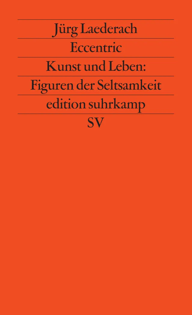 Buchcover von 'Eccentric' - Taschenbuch von Jürg Laederach