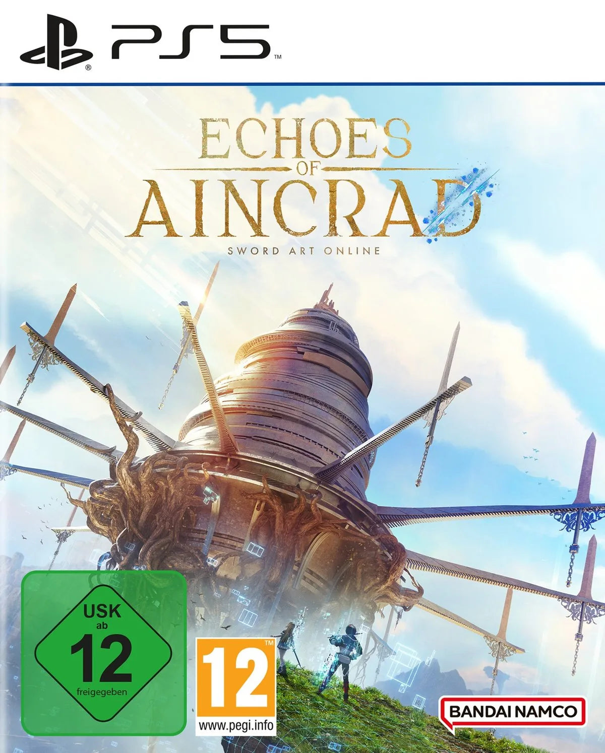 Cover: Echoes of Aincrad - Sword Art Online für Playstation 5. Publisher: Bandai Namco Entertainment Germany