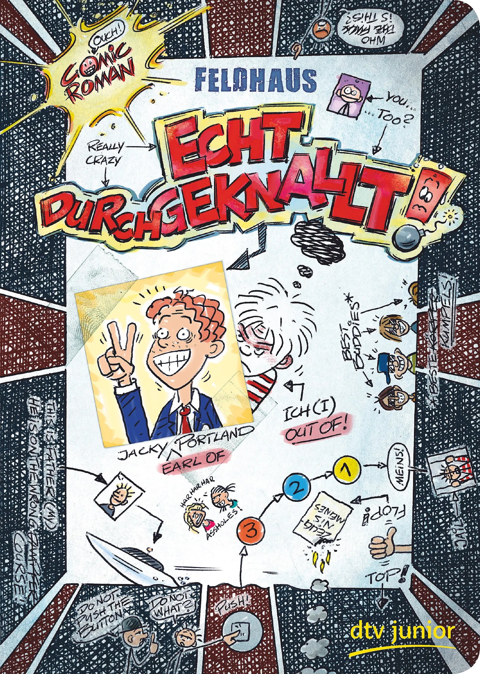 Buchcover von 'Echt durchgeknallt!' - Taschenbuch von Hans-Jürgen Feldhaus