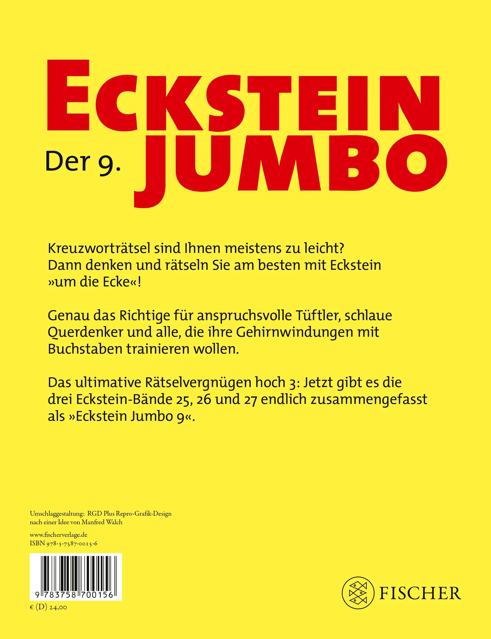 Rückseite: Eckstein Jumbo 9 (Taschenbuch)