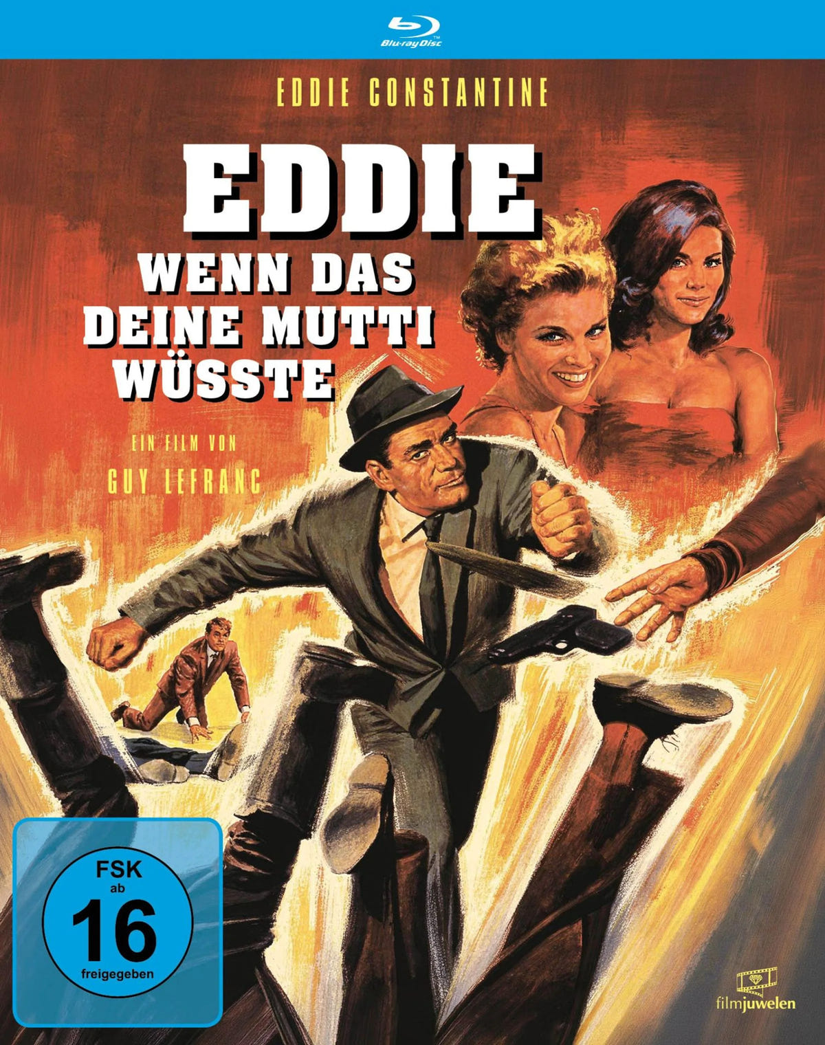 Blu-ray-Cover: Eddie - wenn das deine Mutti wüsste!. Regie: Guy Lefranc