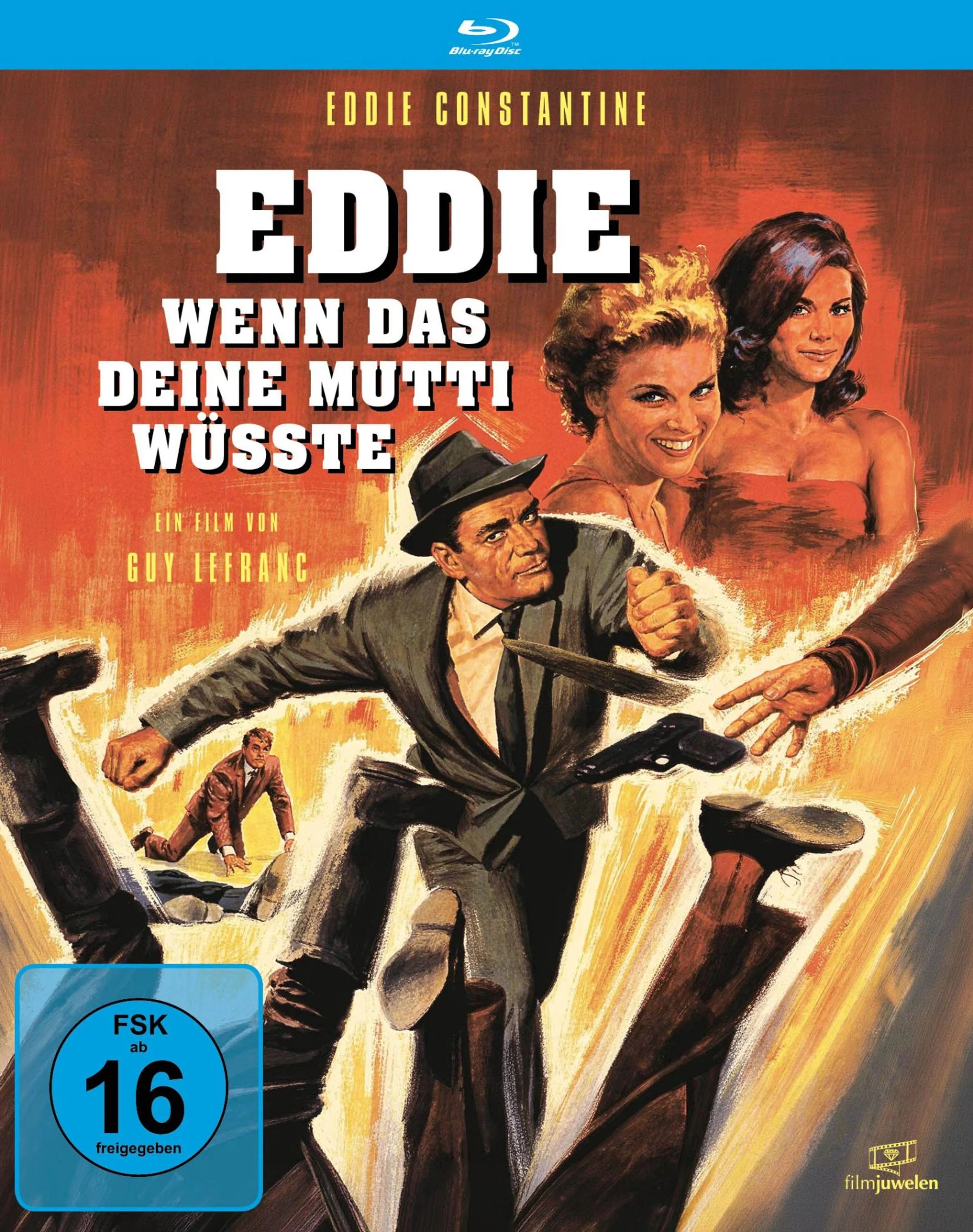 Blu-ray-Cover: Eddie - wenn das deine Mutti wüsste!. Regie: Guy Lefranc