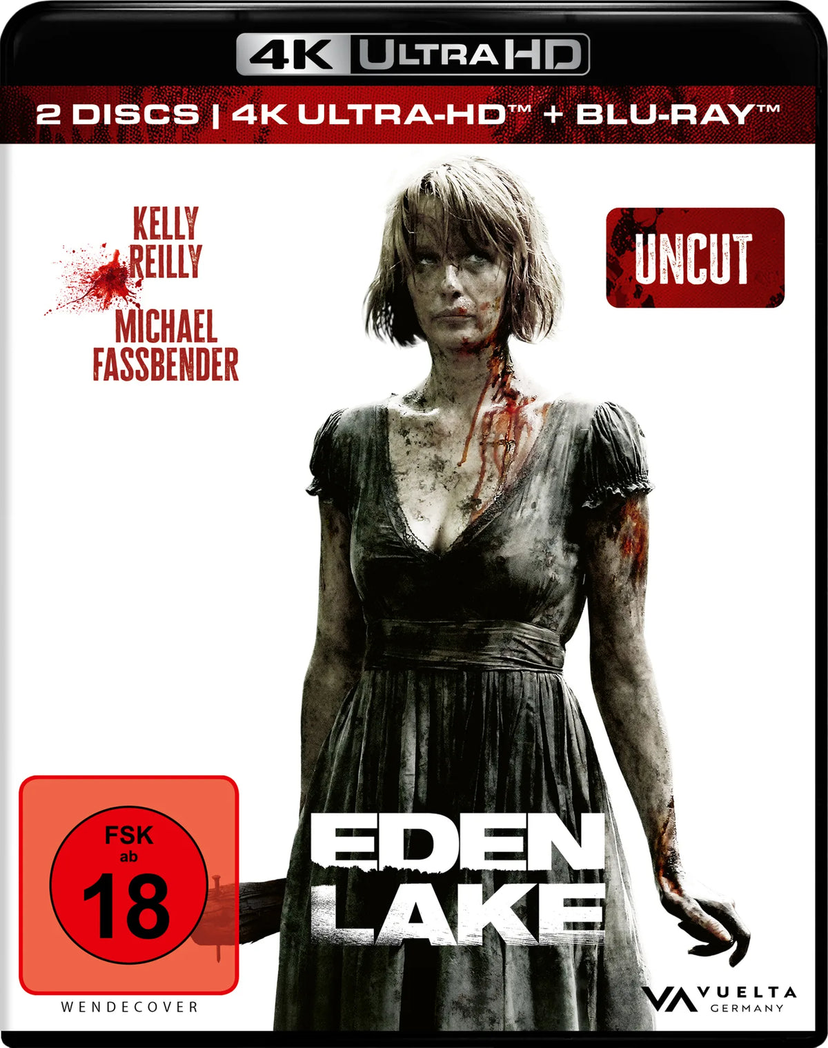 4K UHD Blu-ray-Cover: Eden Lake - uncut. Regie: James Watkins