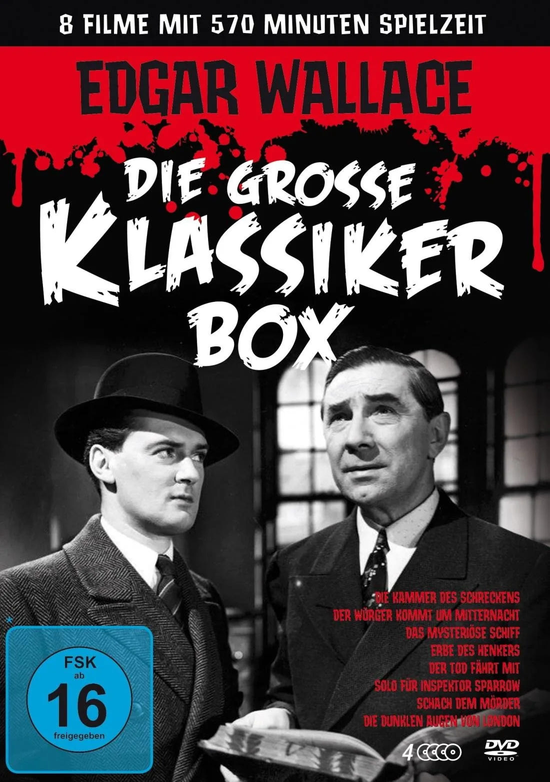 Edgar Wallace - Die große Klassikerbox - DVD