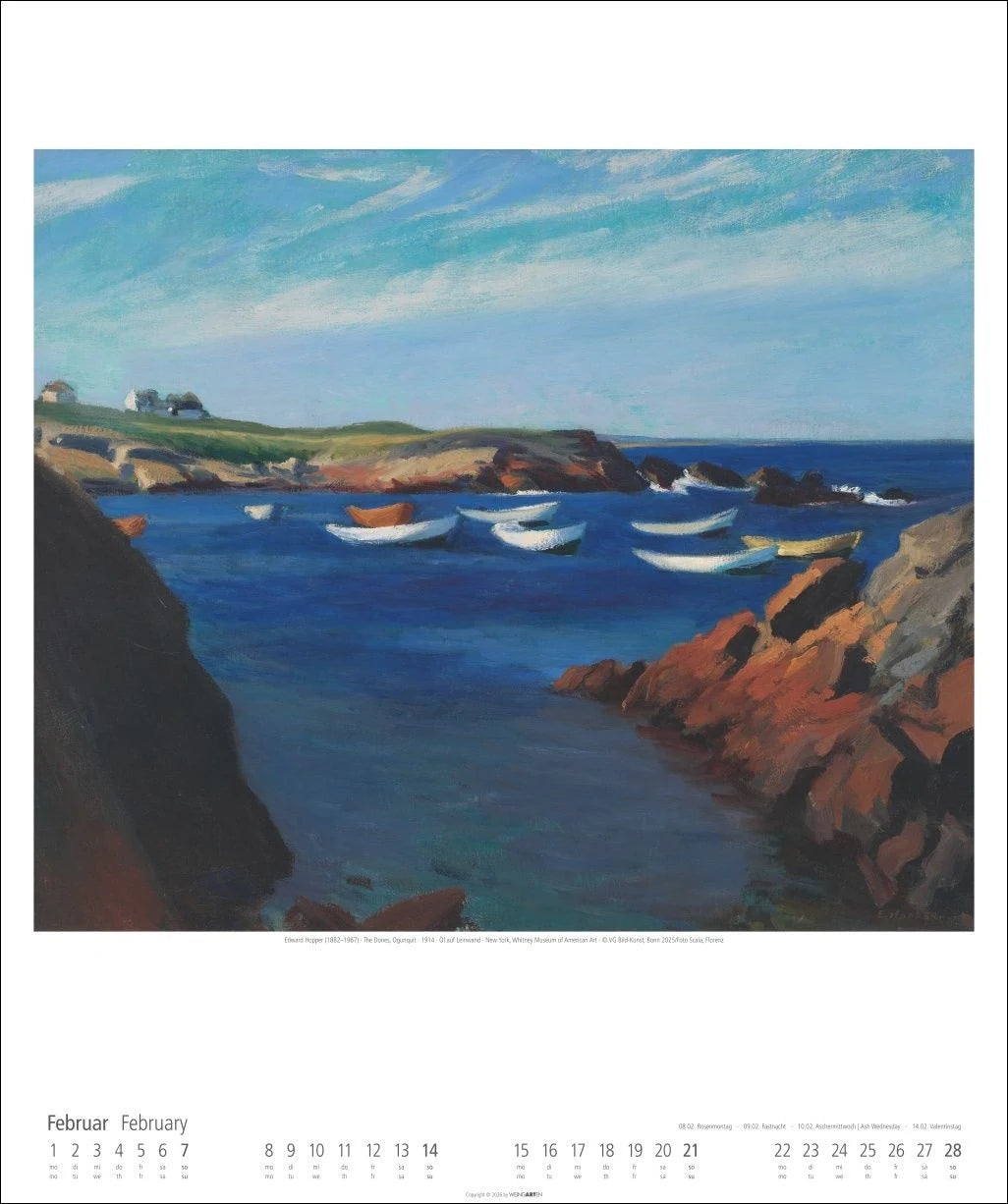 Edward Hopper Kalender 2027 – Ansicht