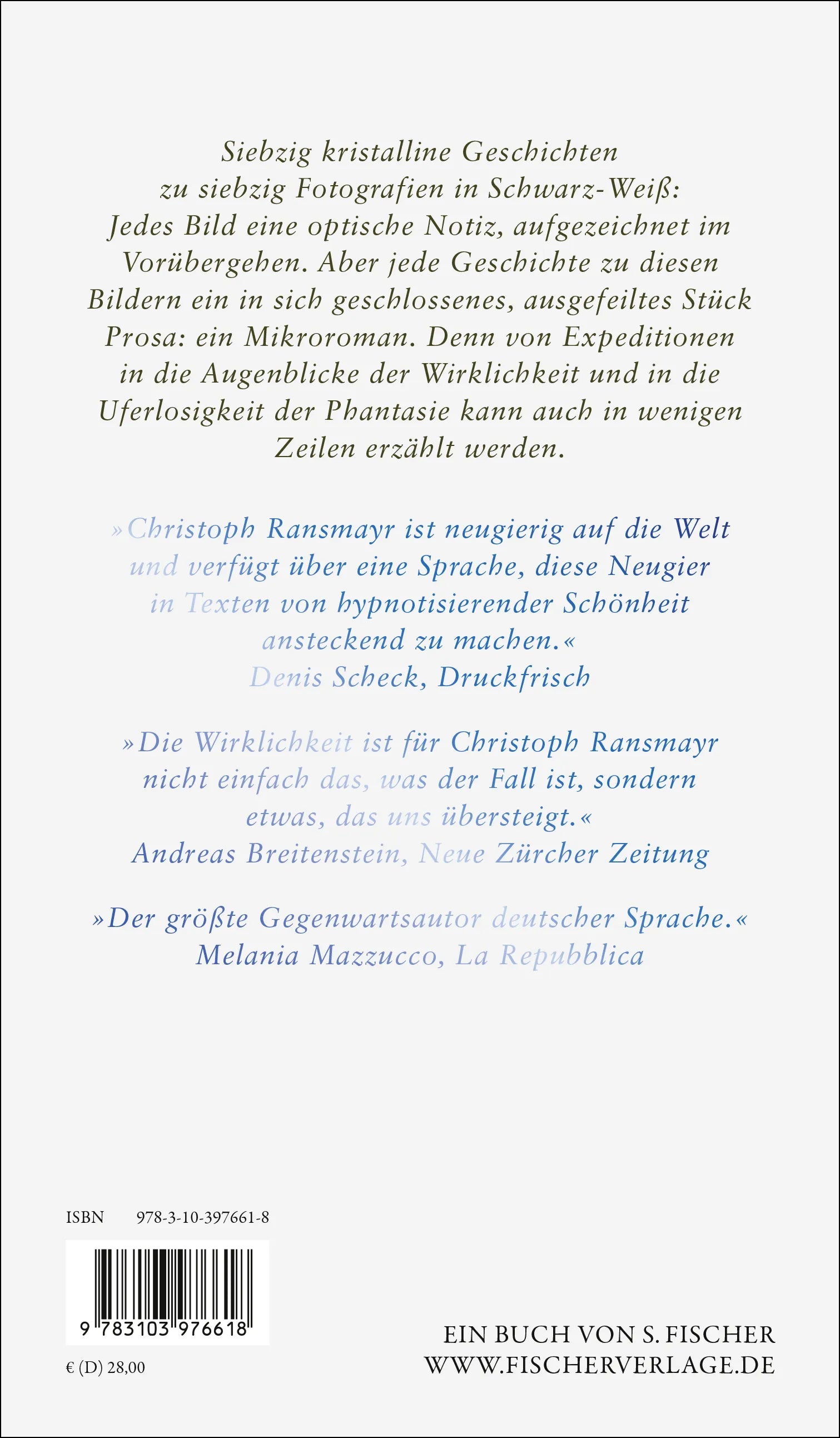 Buchrückseite von 'Egal wohin, Baby' mit Klappentext - Gebundene Ausgabe