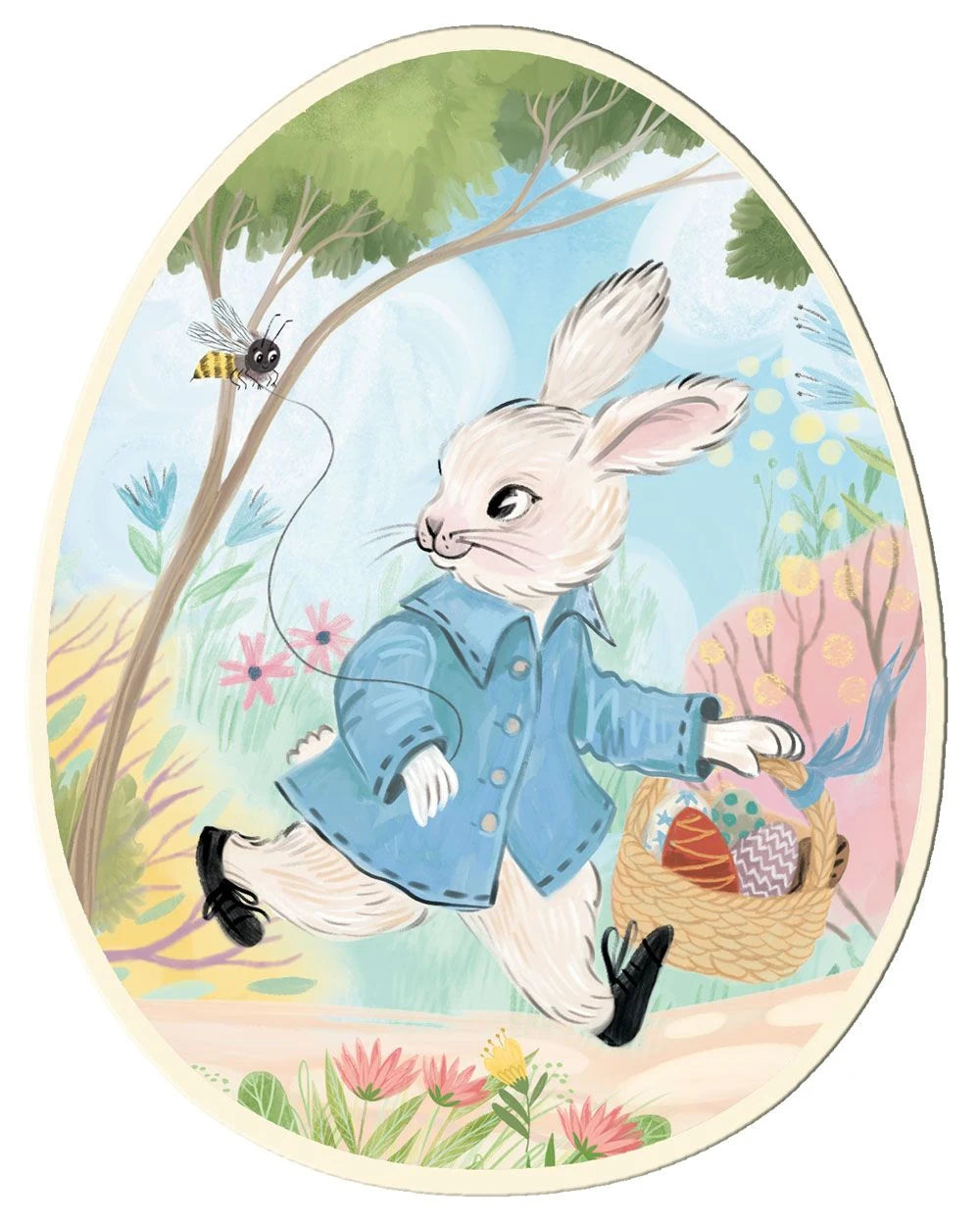 Kinderpuzzle: Ei-Puzzle Osterhase