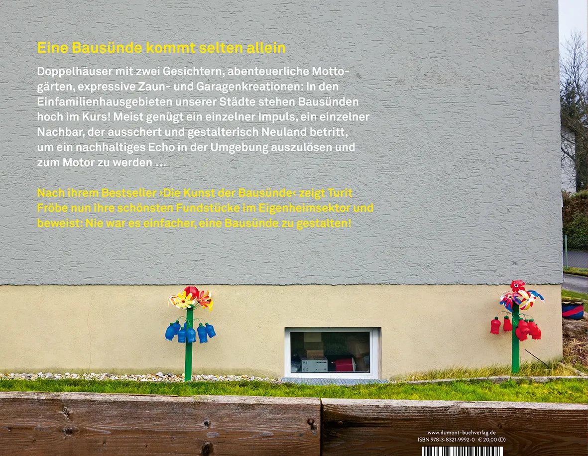 BuchrÃ¼ckseite von 'Eigenwillige Eigenheime' mit Klappentext - Gebundene Ausgabe