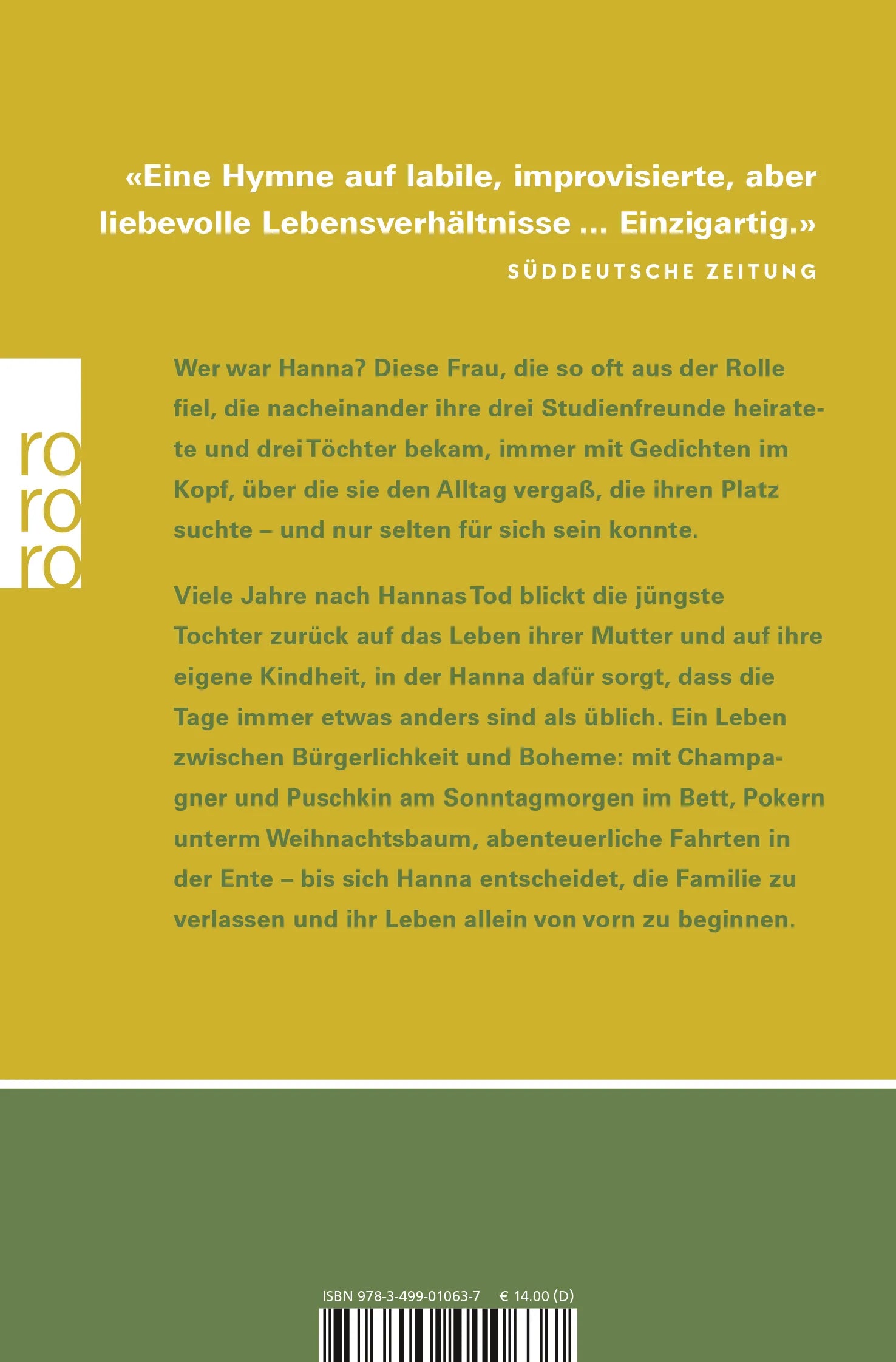 Rückseite: Ein anderes Leben (Taschenbuch)