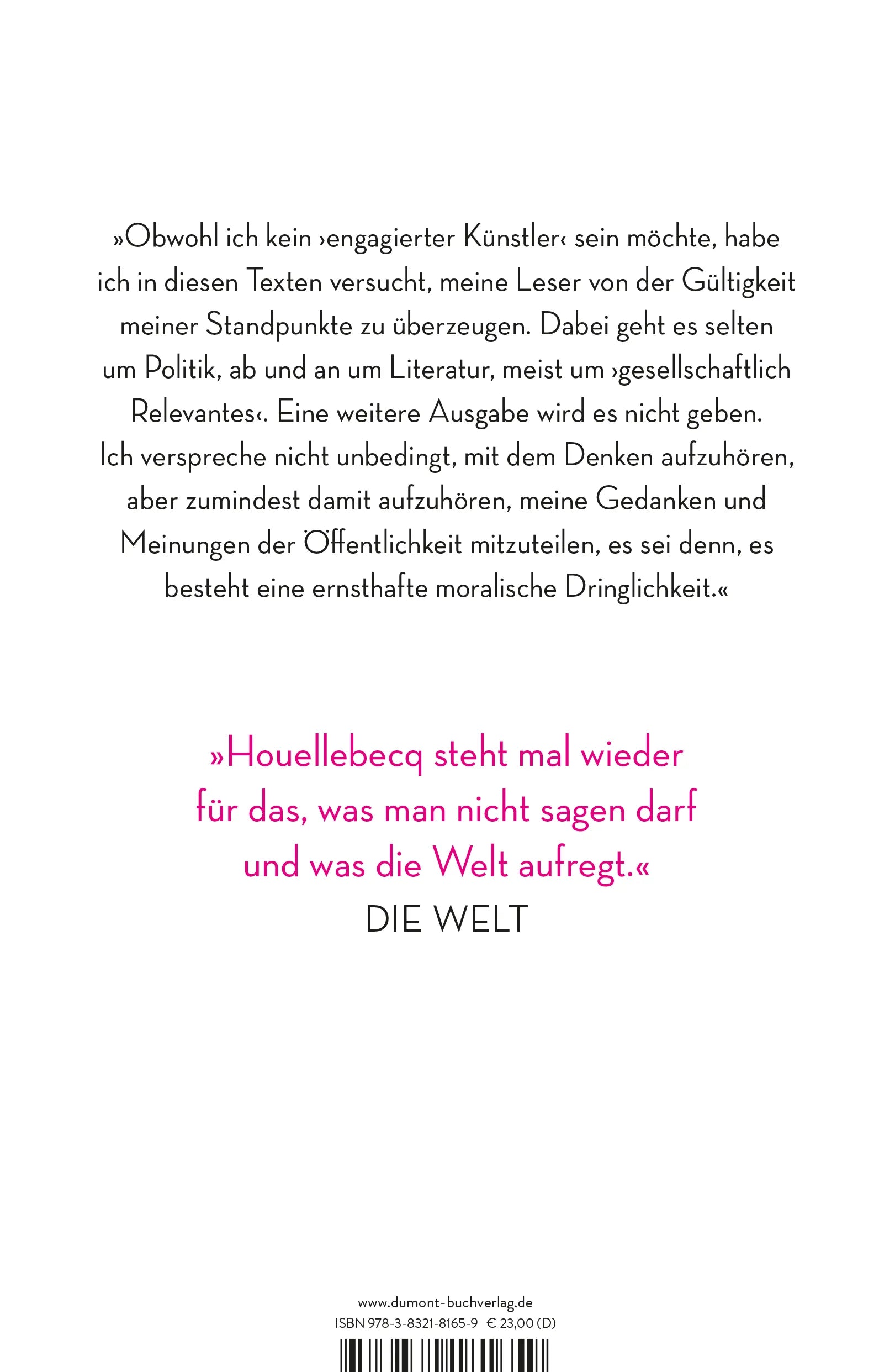Buchrückseite von 'Ein bisschen schlechter' mit Klappentext - Gebundene Ausgabe