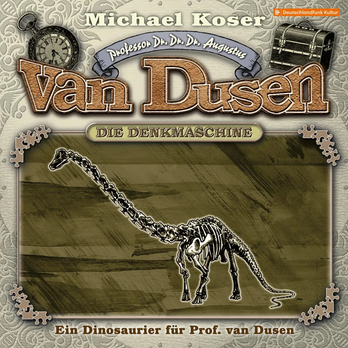 Cover: Ein Dinosaurier für Professor van Dusen (Hörbuch Download) von Michael Koser