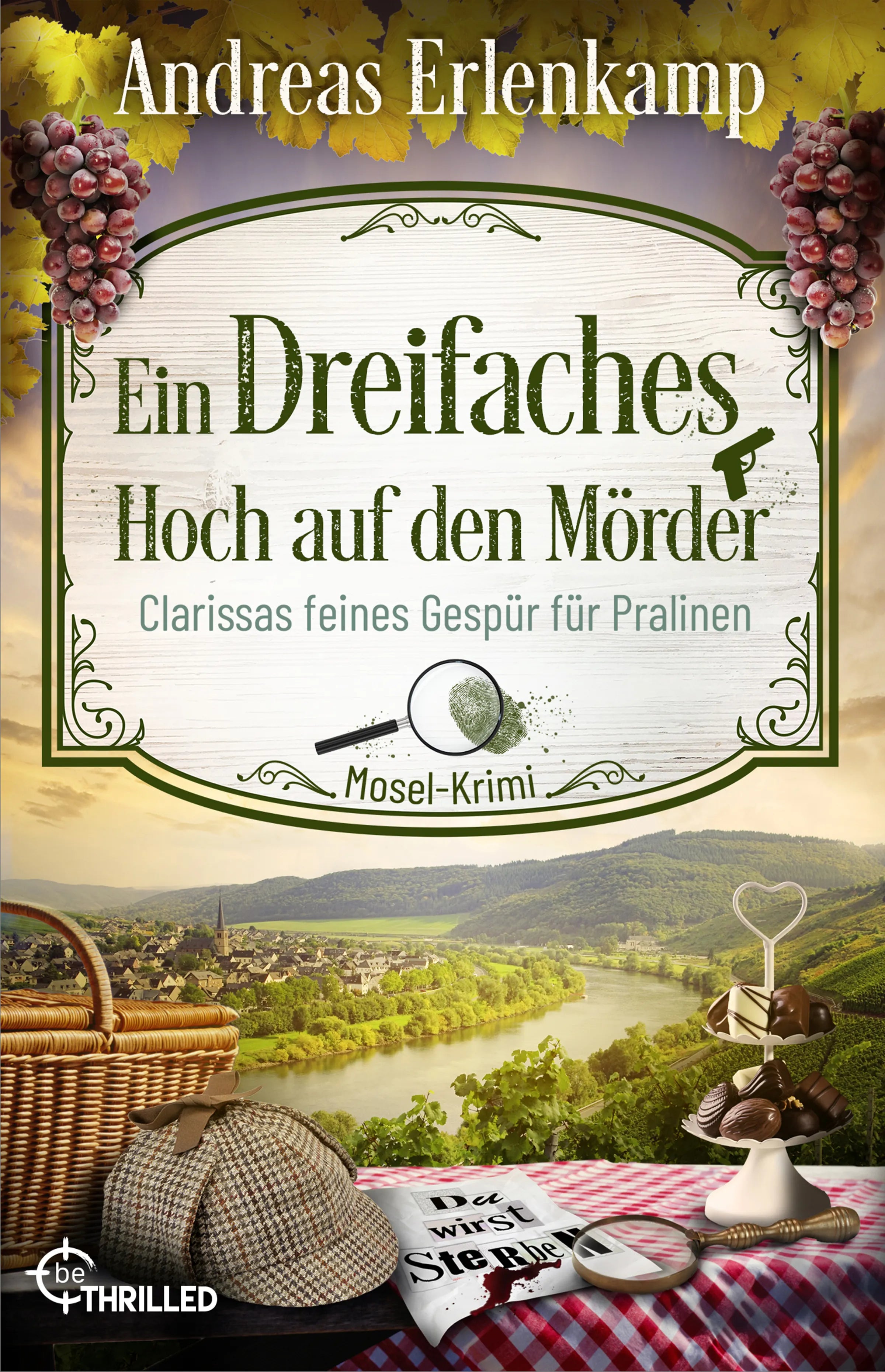 Buchcover von 'Ein dreifaches Hoch auf den Mörder' - Taschenbuch von Andreas Erlenkamp