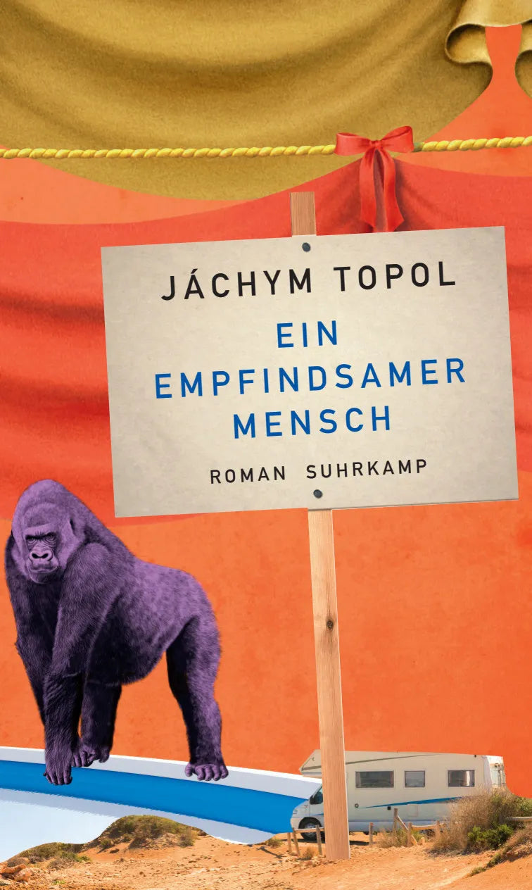 Buchcover von 'Ein empfindsamer Mensch' - Gebundene Ausgabe von Jáchym Topol