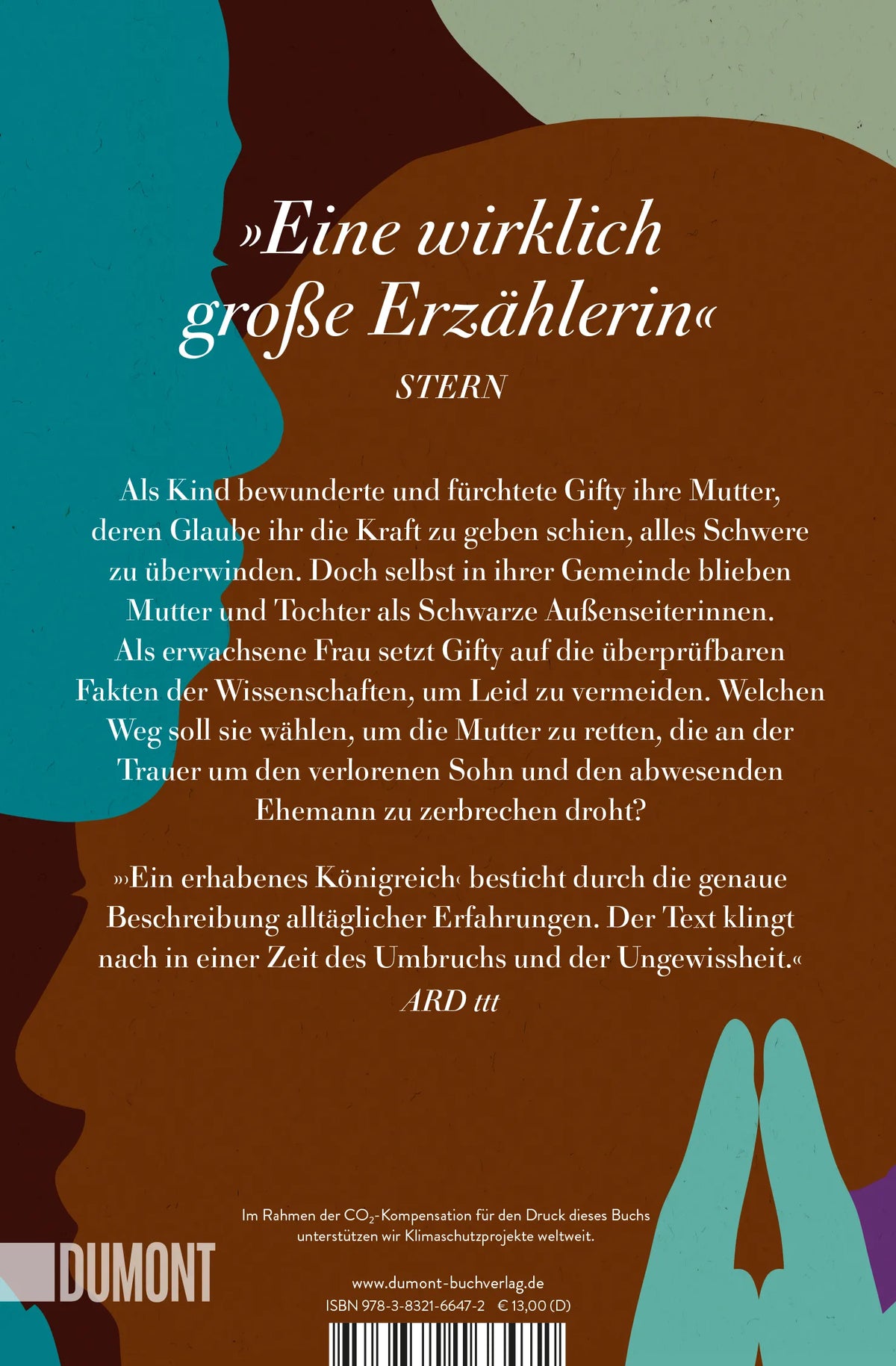 BuchrÃ¼ckseite von 'Ein erhabenes Königreich' mit Klappentext - Taschenbuch