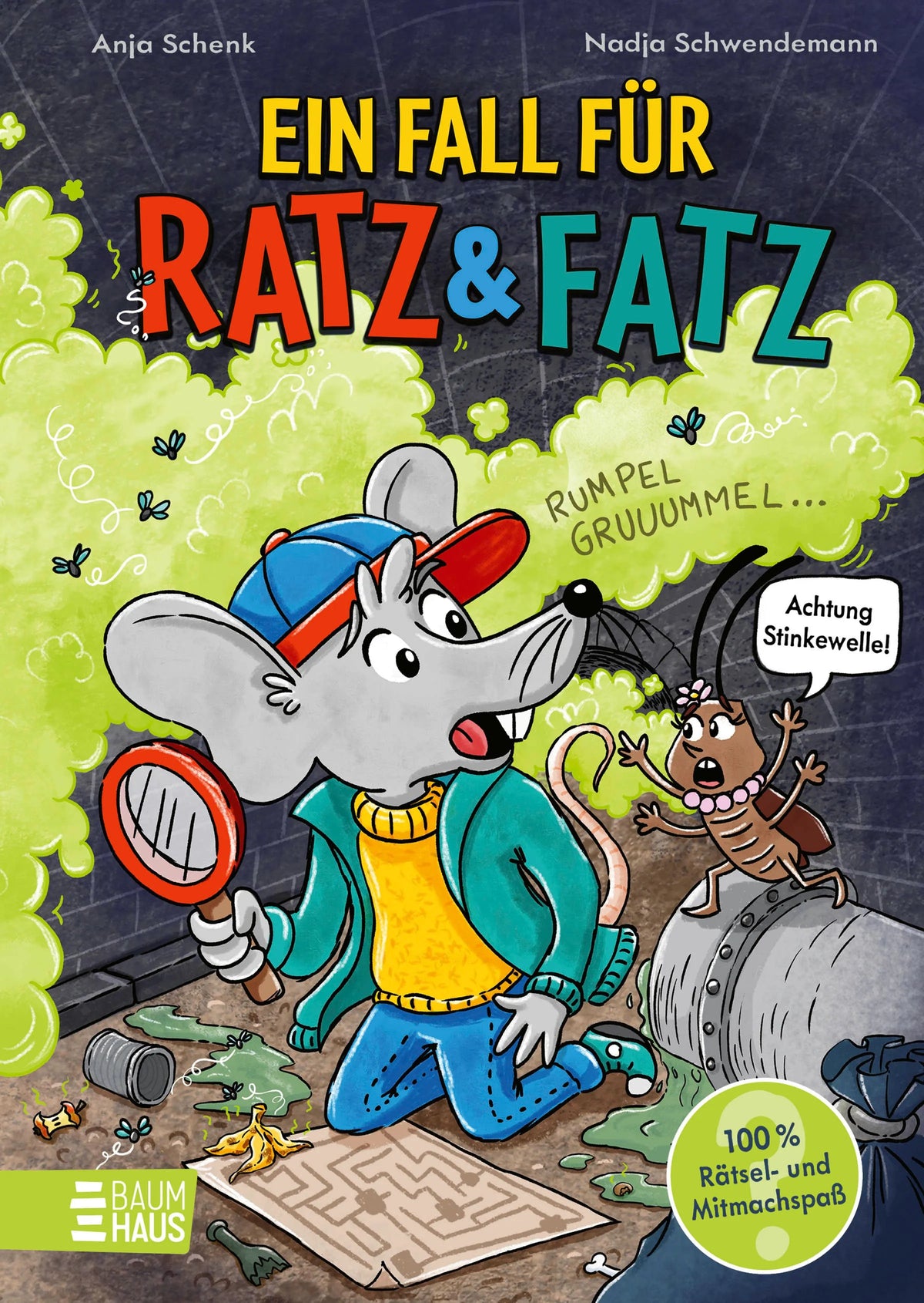 Cover: Ein Fall für Ratz und Fatz - Achtung Stinkewelle! (Hardcover) von Anja Schenk