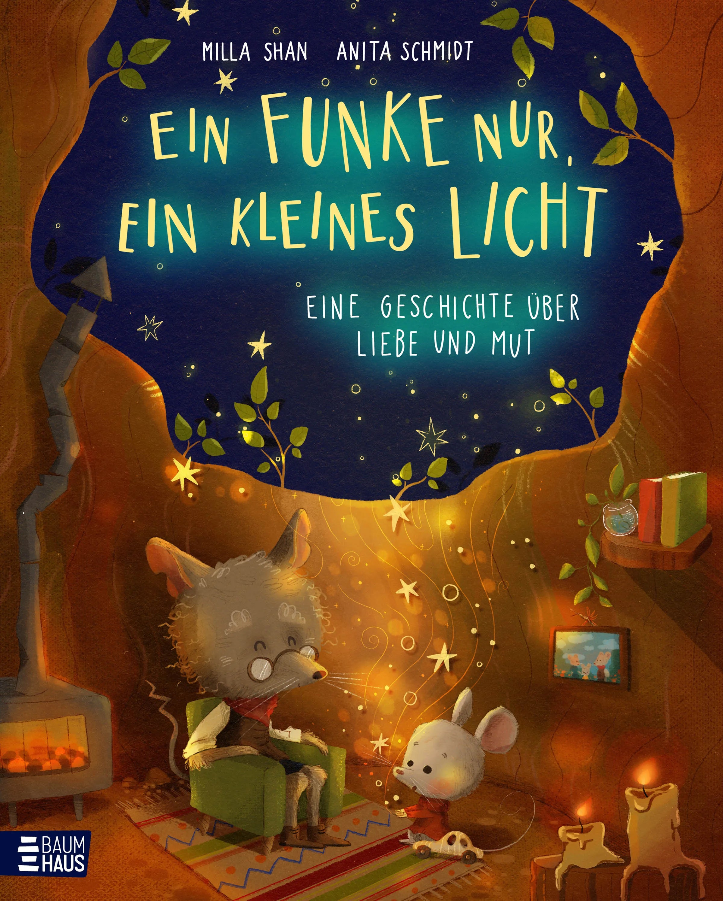 Buchcover von 'Ein Funke nur, ein kleines Licht - Eine Geschichte über Liebe und Mut' - Gebundene Ausgabe von Milla Shan