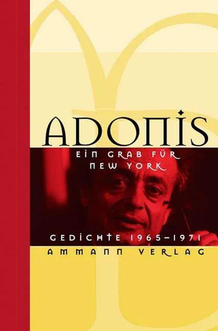 Buchcover von 'Ein Grab für New York' - Gebundene Ausgabe von Adonis