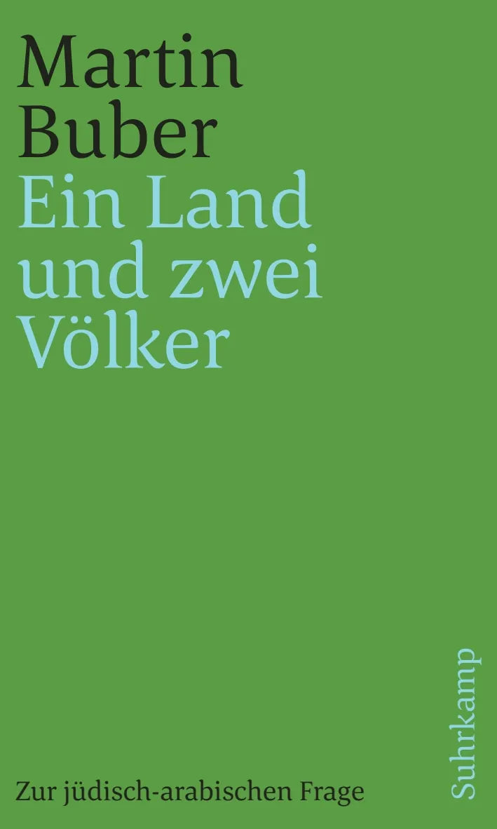 Buchcover von 'Ein Land und zwei Völker' - Taschenbuch von Martin Buber