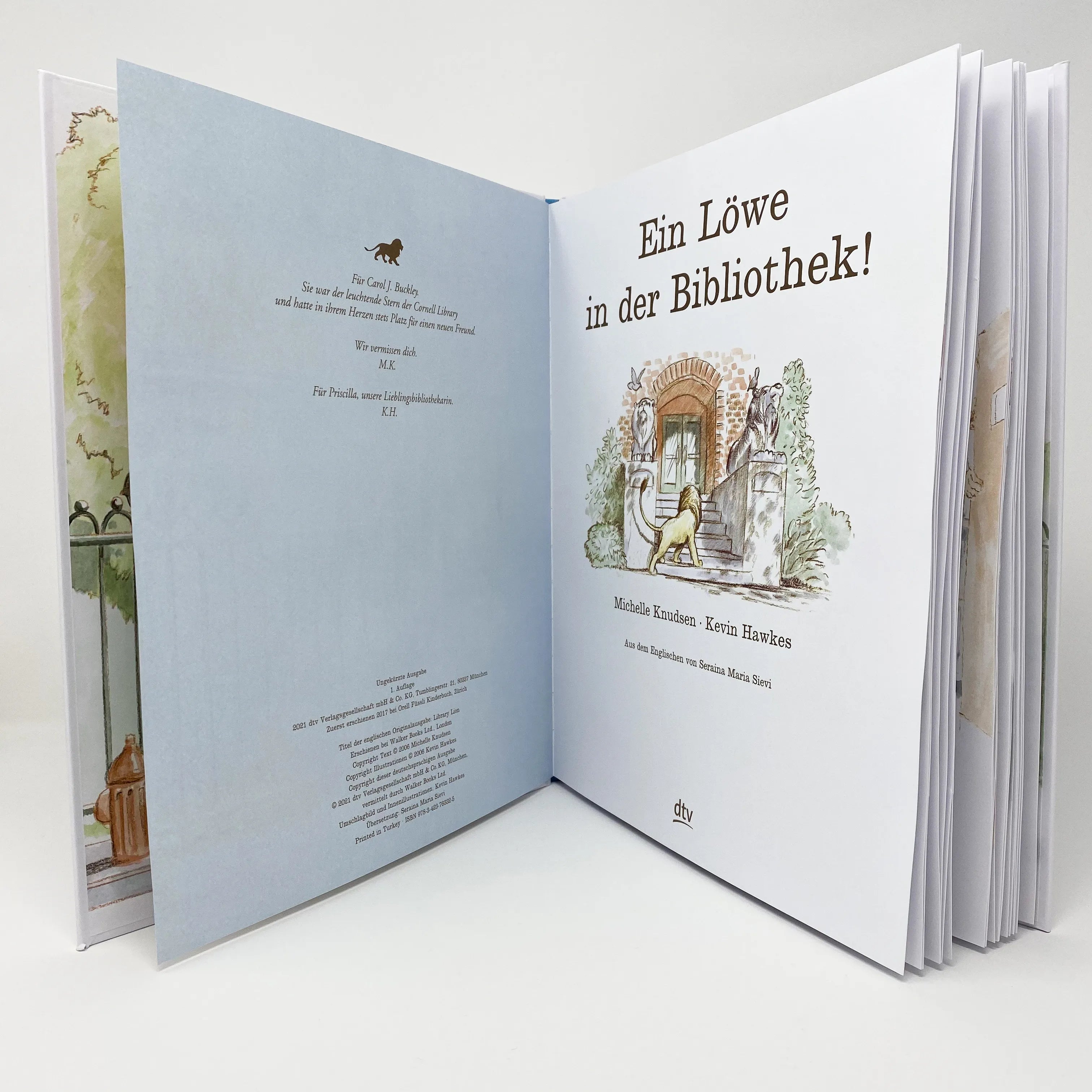 Produktansicht: Ein Löwe in der Bibliothek! (Gebundene Ausgabe)