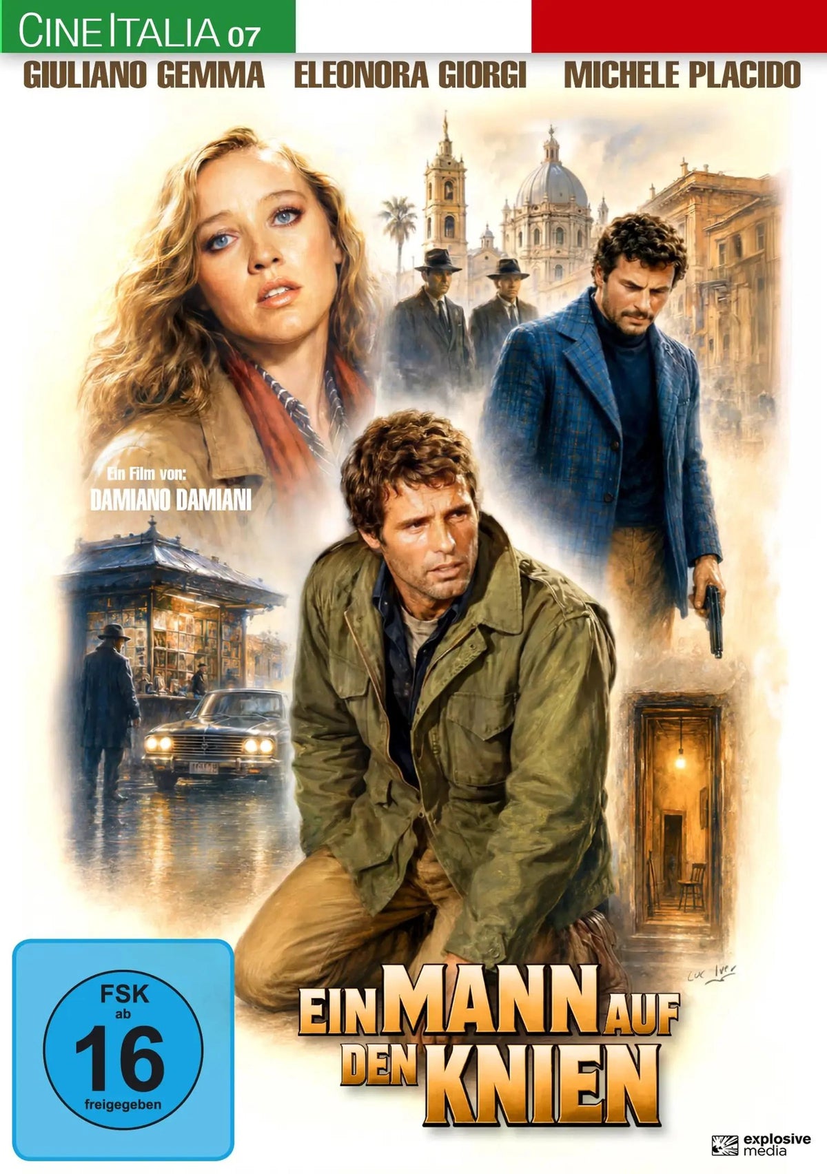 DVD-Cover: Ein Mann auf den Knien. Regie: Damiano Damiani