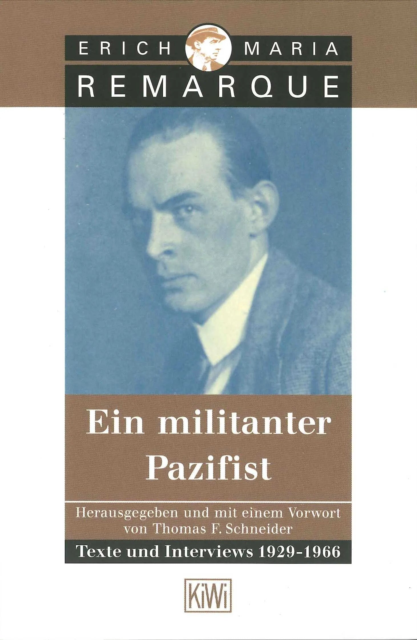 Buchcover von 'Ein militanter Pazifist' - Taschenbuch von E.M. Remarque
