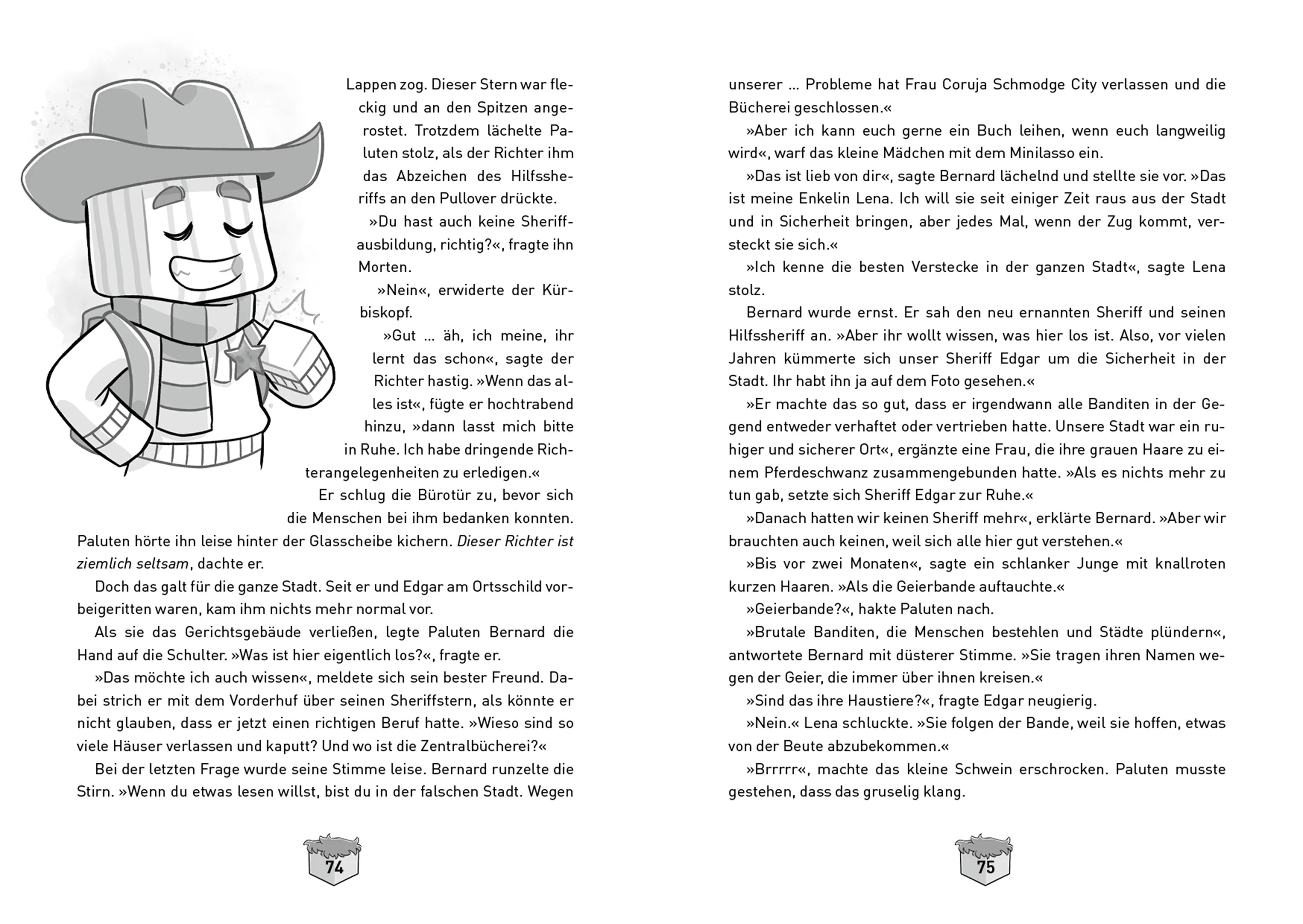 Detailansicht: Ein neuer Sheriff in Schmodge City (Hardcover)
