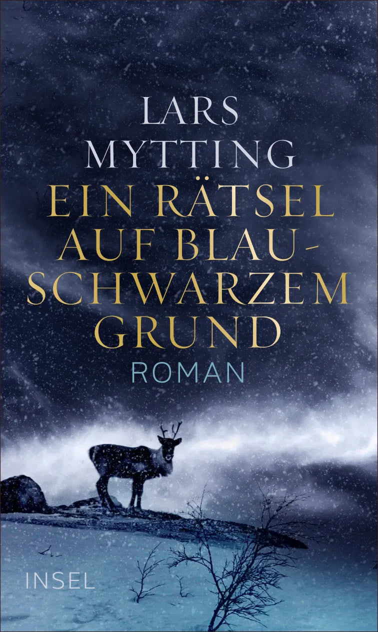 Buchcover von 'Ein Rätsel auf blauschwarzem Grund' - Gebundene Ausgabe von Lars Mytting