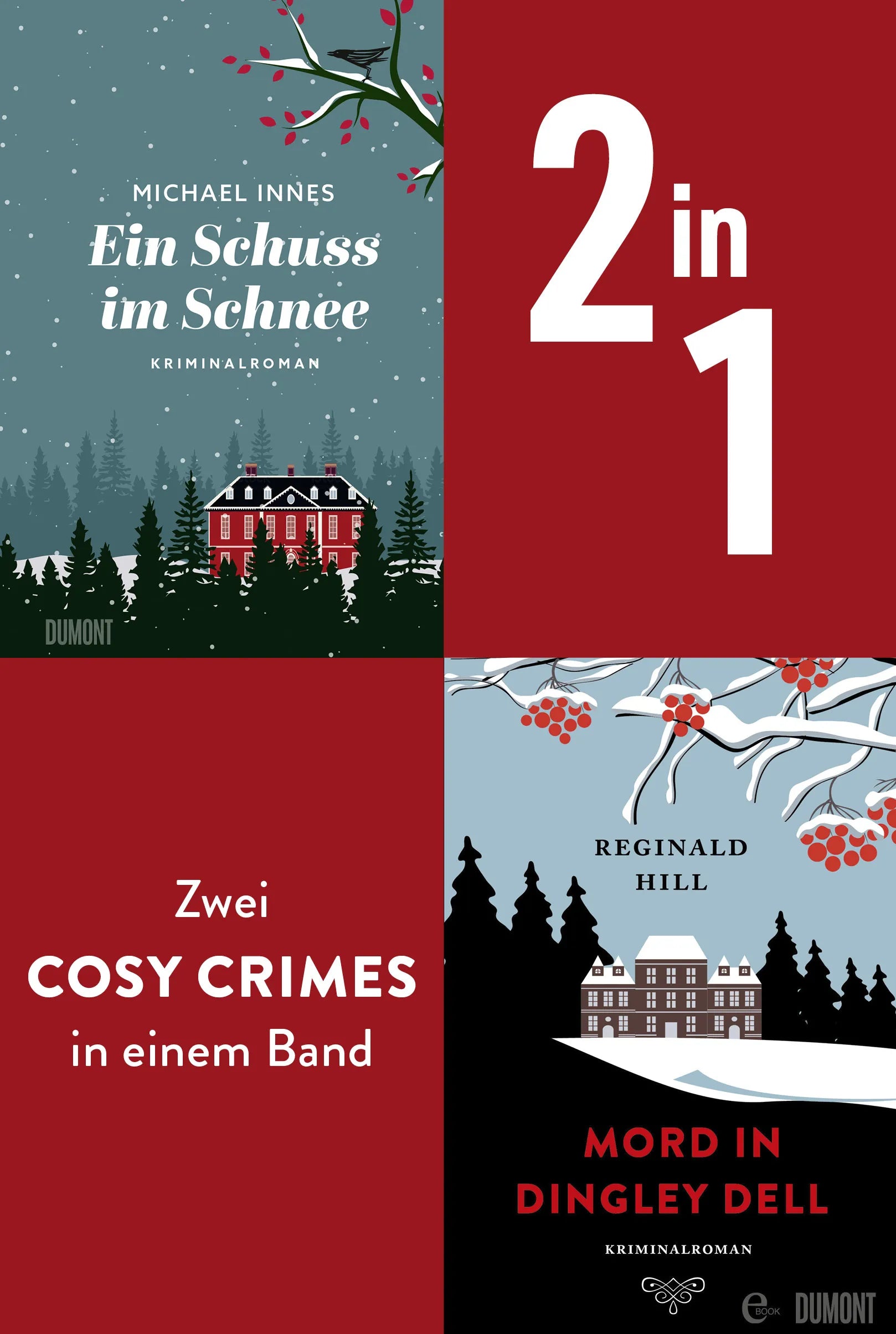 Cover: Ein Schuss im Schnee & Mord in Dingley Dell (E-Book) von Reginald Hill