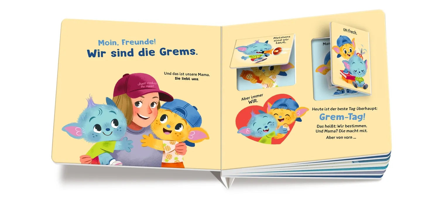 Detailansicht: Ein Tag mit den Grems (Hardcover)