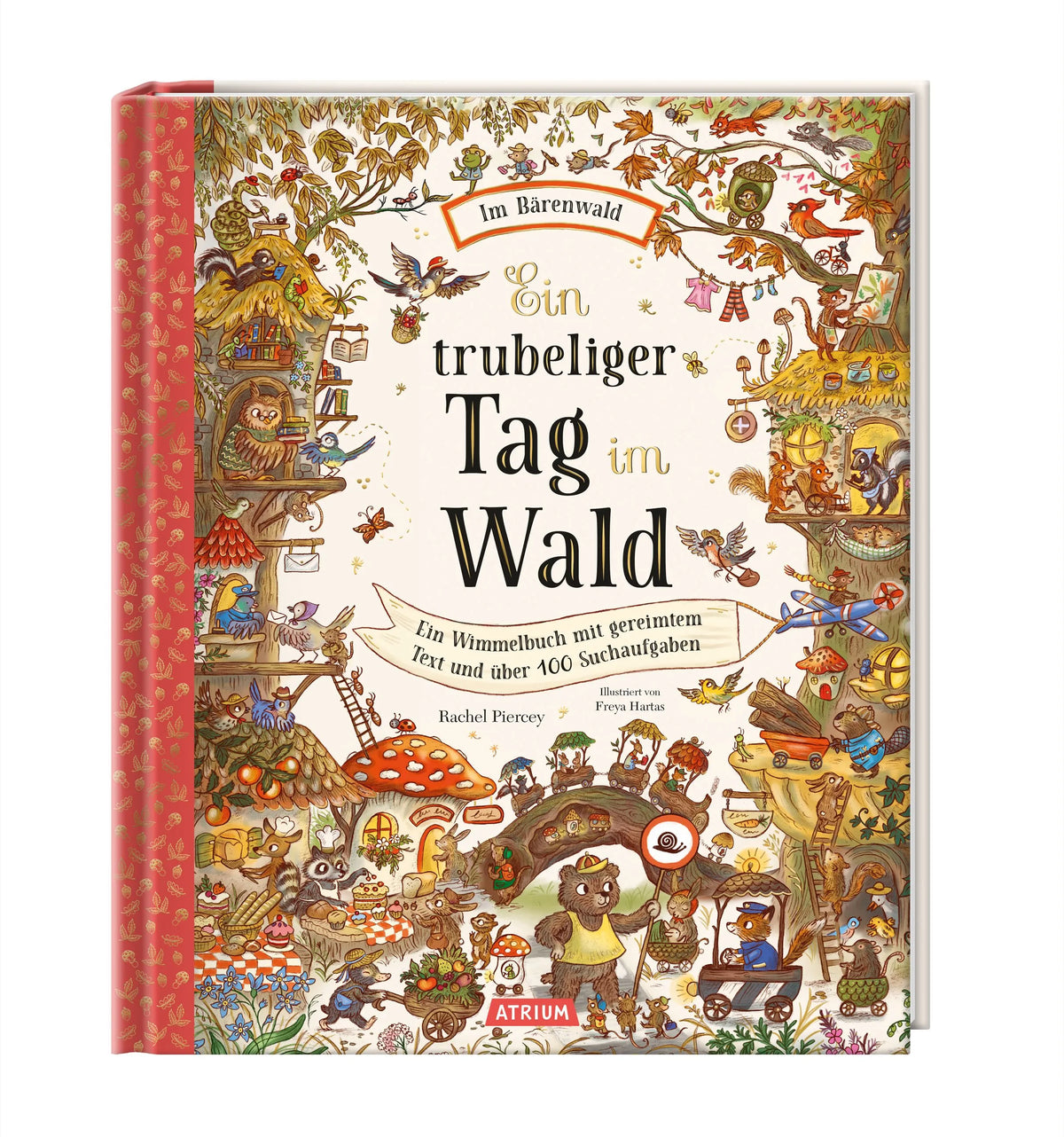 Detailansicht: Ein trubeliger Tag im Wald: Im Bärenwald (Hardcover)