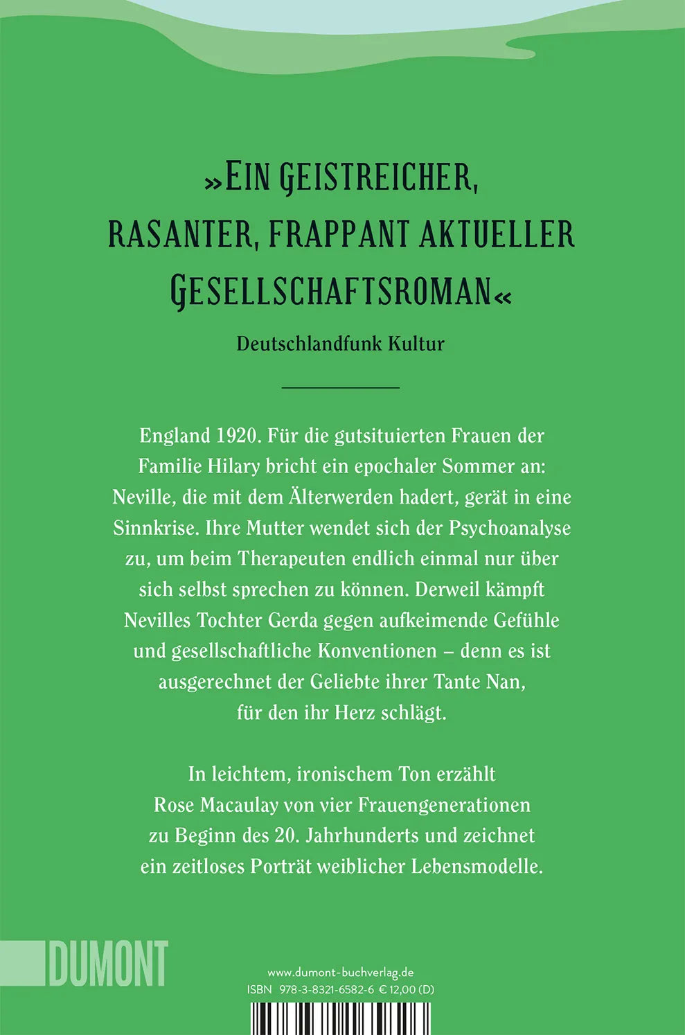 BuchrÃ¼ckseite von 'Ein unerhörtes Alter' mit Klappentext - Taschenbuch