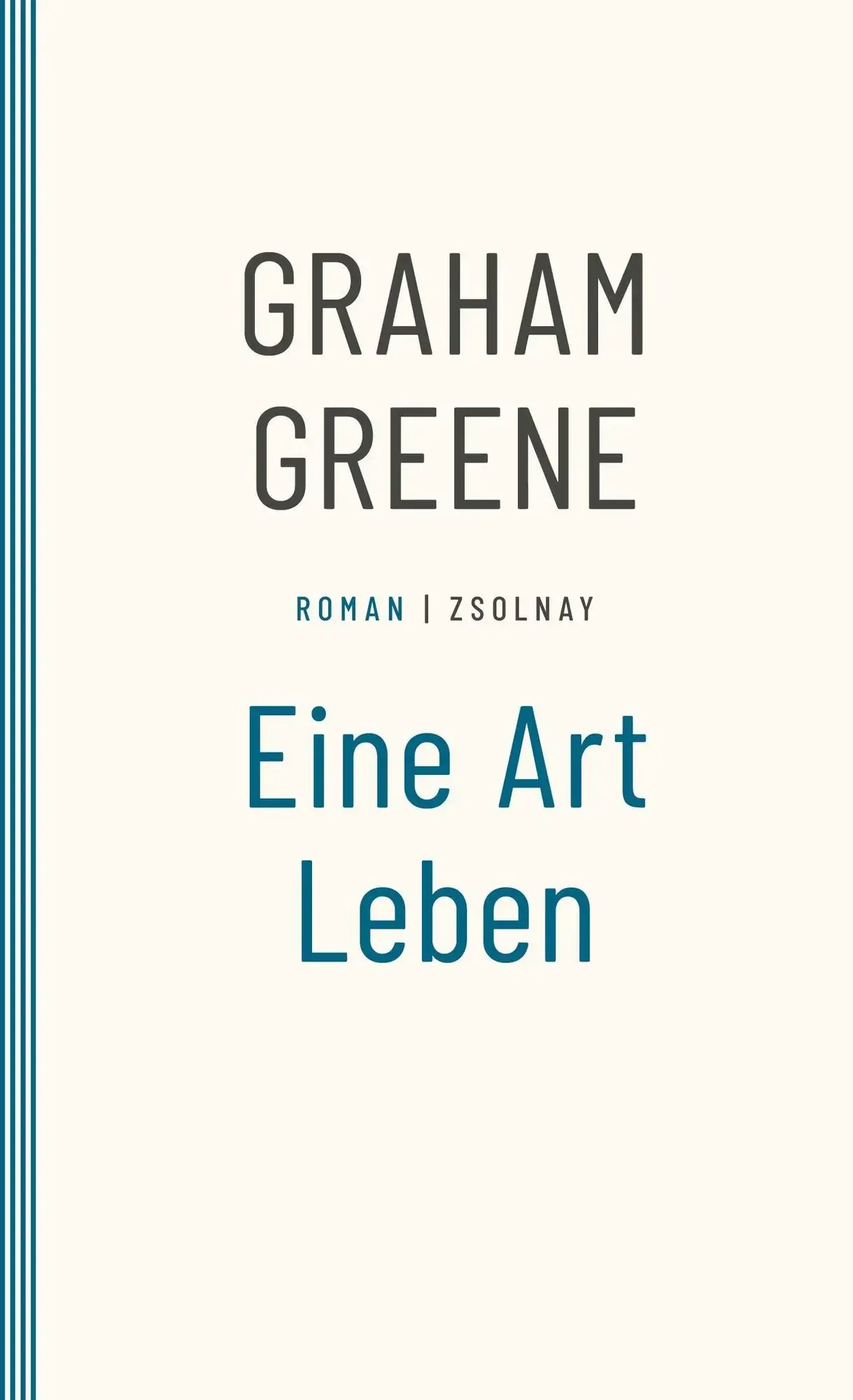 Eine Art Leben Buchcover – Frontcover Bild