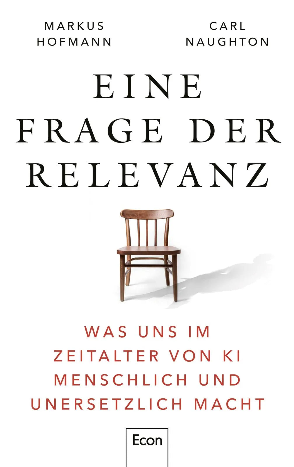 Cover: Eine Frage der Relevanz (Paperback) von Markus Hofmann