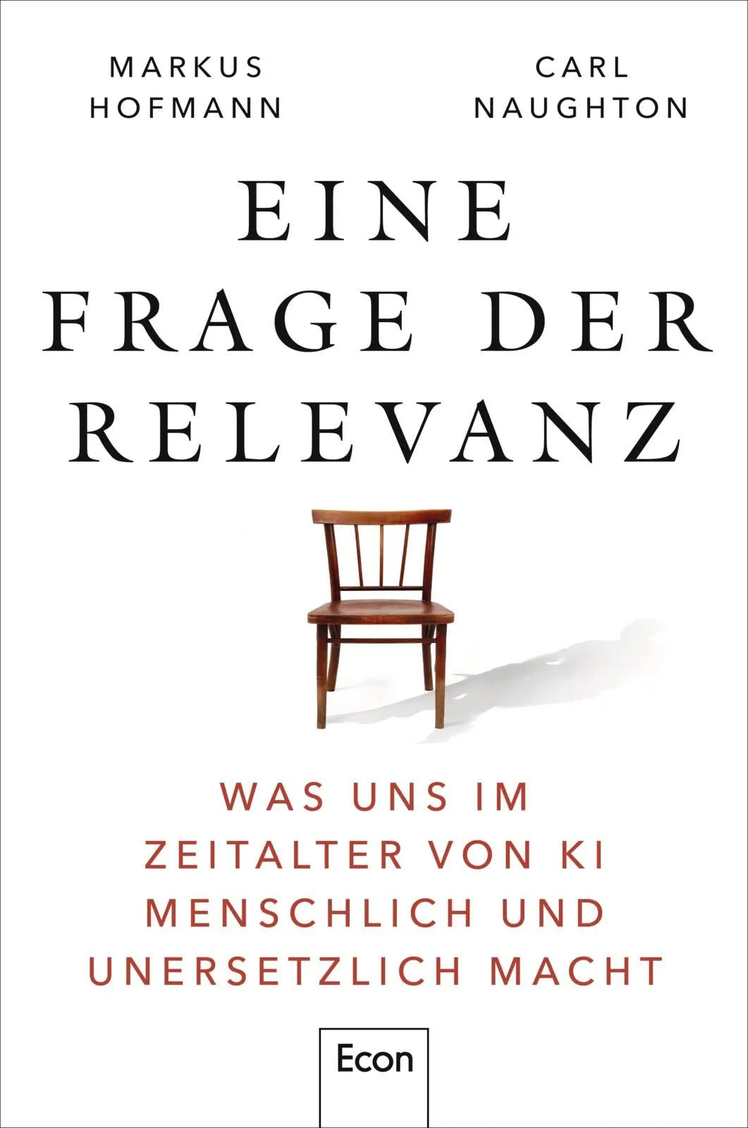 Cover: Eine Frage der Relevanz (Paperback) von Markus Hofmann