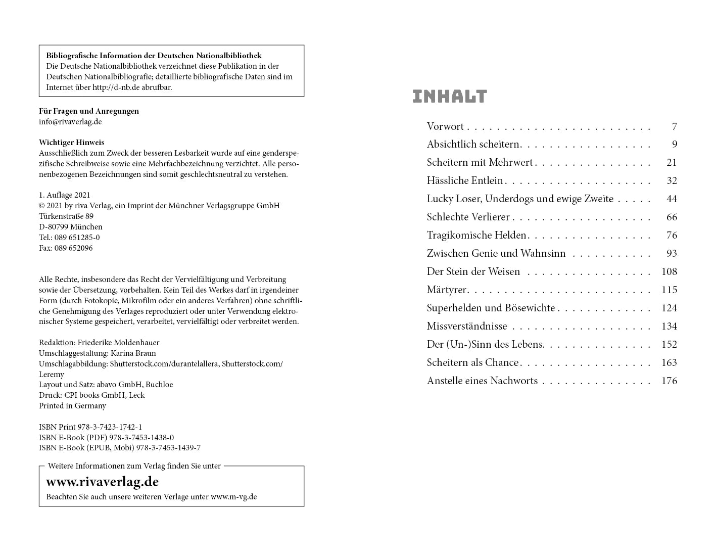 Innenansicht von 'Eine kleine Geschichte des Scheiterns' - Taschenbuch
