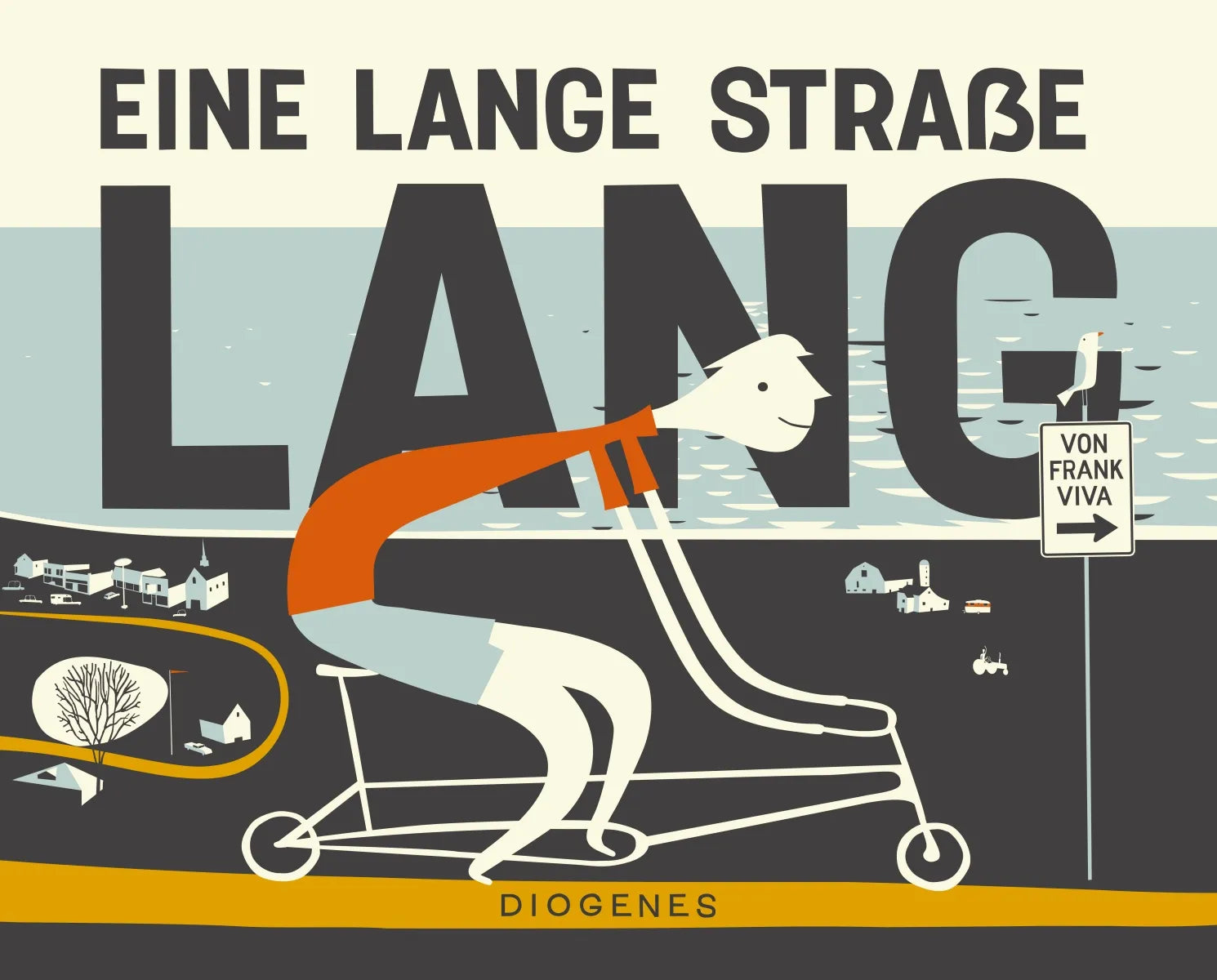 Buchcover von 'Eine lange Straße lang' - Gebundene Ausgabe von Frank Viva
