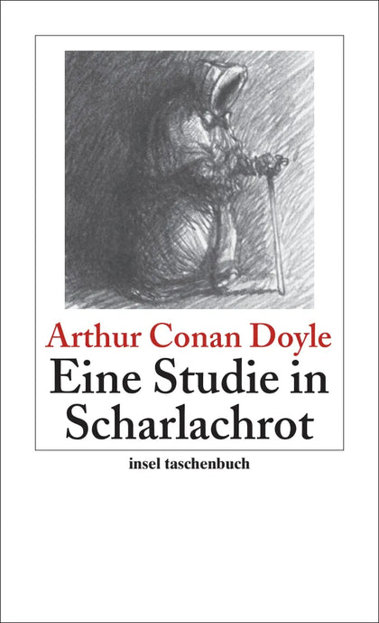 Buchcover von 'Eine Studie in Scharlachrot' - Taschenbuch von Sir Arthur Conan Doyle