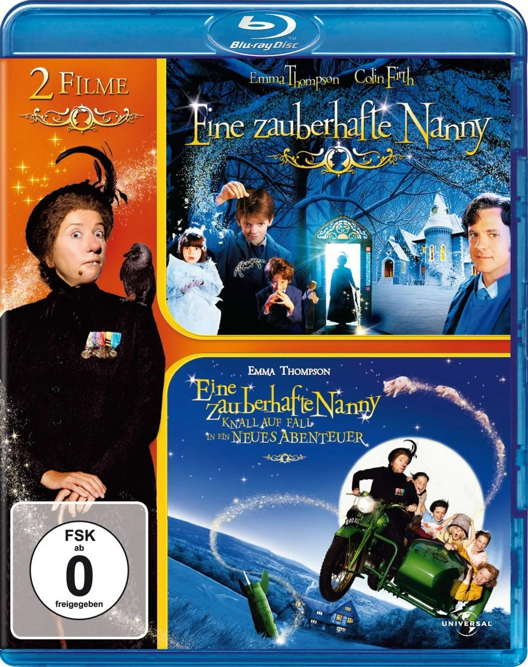 Eine zauberhafte Nanny 1+2  [2 BRs] - Blu-ray Disc