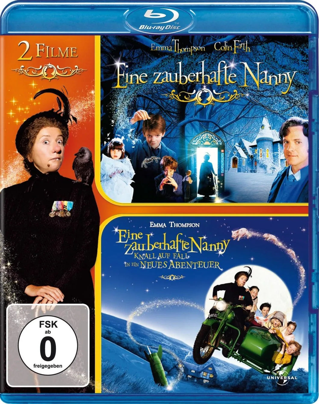 Eine zauberhafte Nanny 1+2  [2 BRs] - Blu-ray Disc
