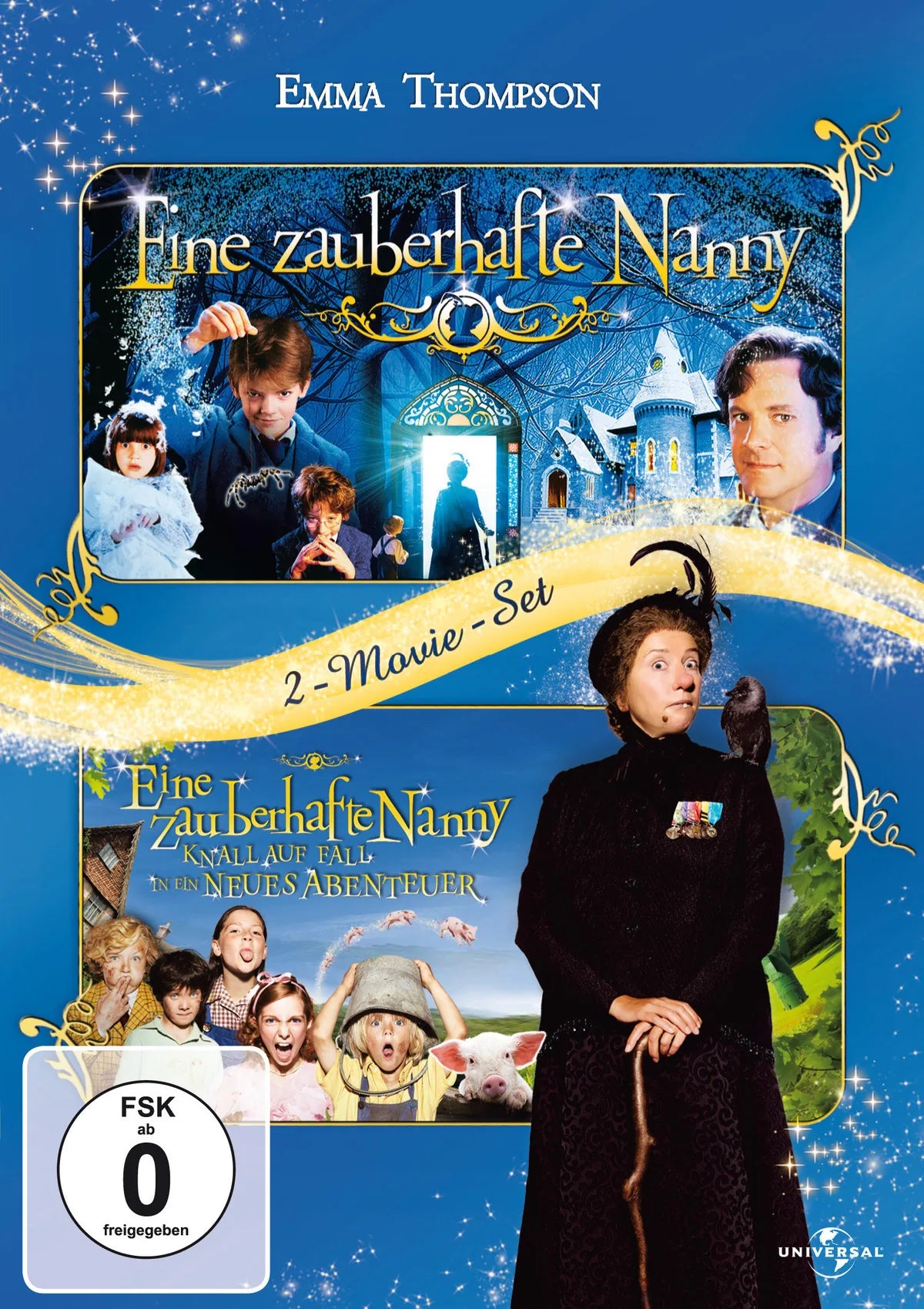 Eine zauberhafte Nanny 1+2  [2 DVDs] - DVD