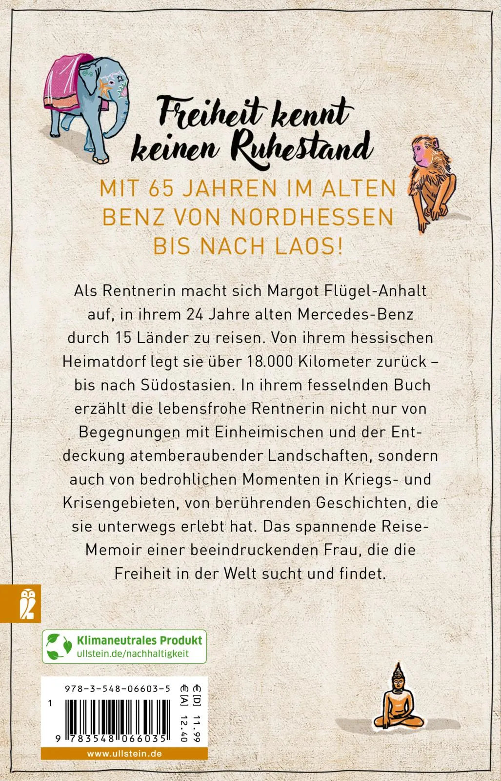 Buchrückseite von 'Einfach abgefahren' mit Klappentext - Taschenbuch